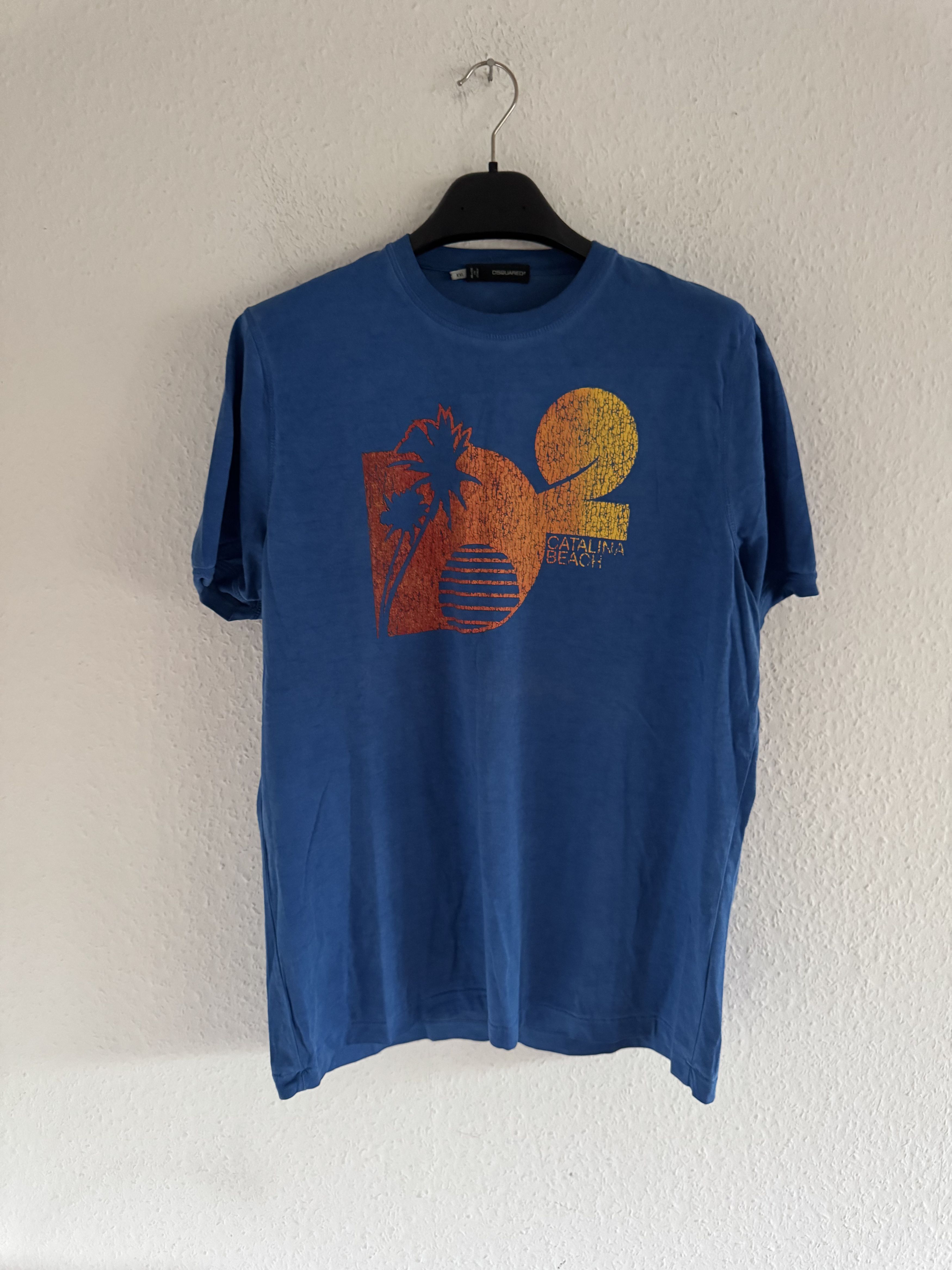 Dsquared2 Catalina Beach Graphic T-Shirt SS12 Size US XXL / EU 58 / 5 - 1 Thumbnail