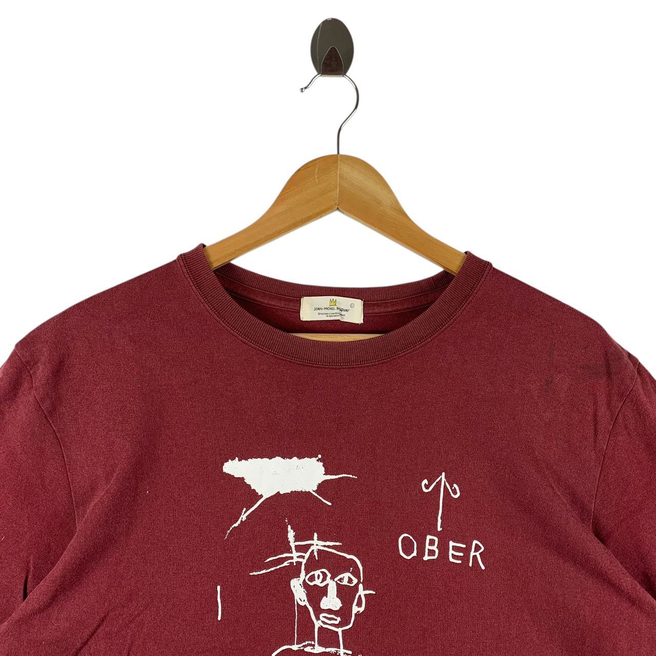 Jean-Michel Basquiat Vintage JEAN MICHEL BASQUIAT pop art tee shirt Size US L / EU 52-54 / 3 - 2 Thumbnail