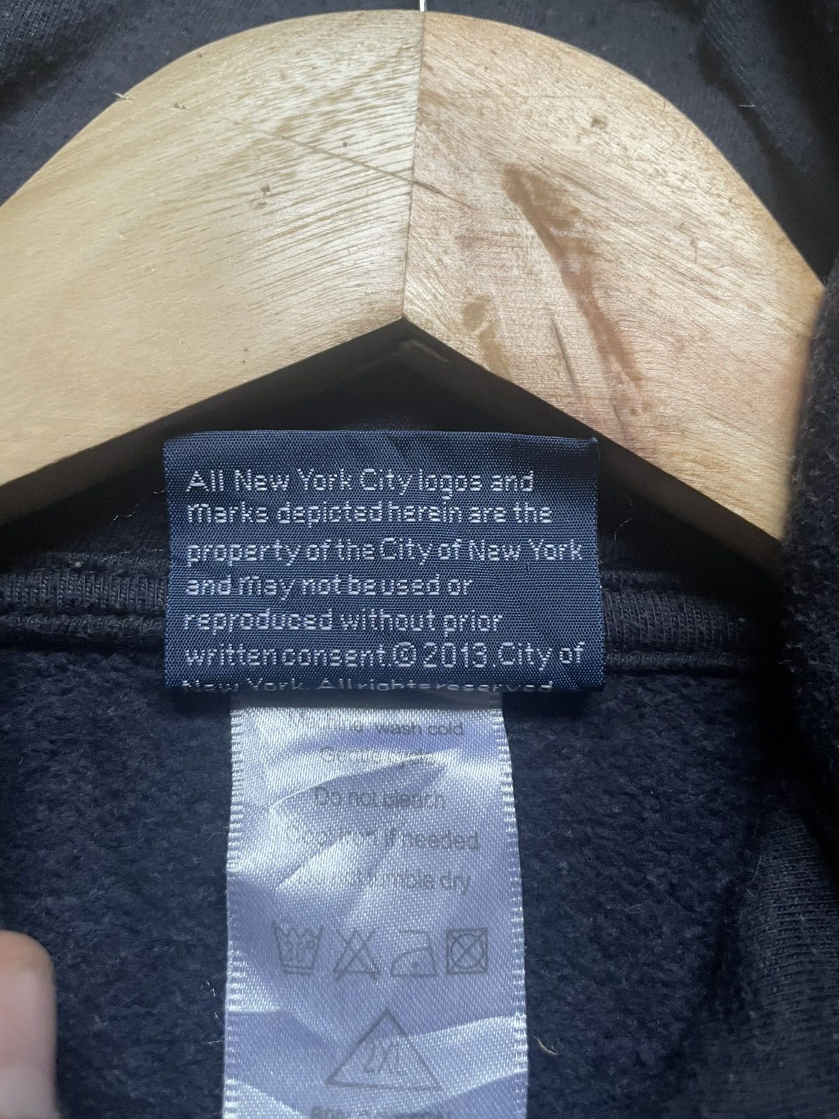 Other Vintage x Y2K x NYPD x Pullover Hoodie Size US XXL / EU 58 / 5 - 5 Thumbnail