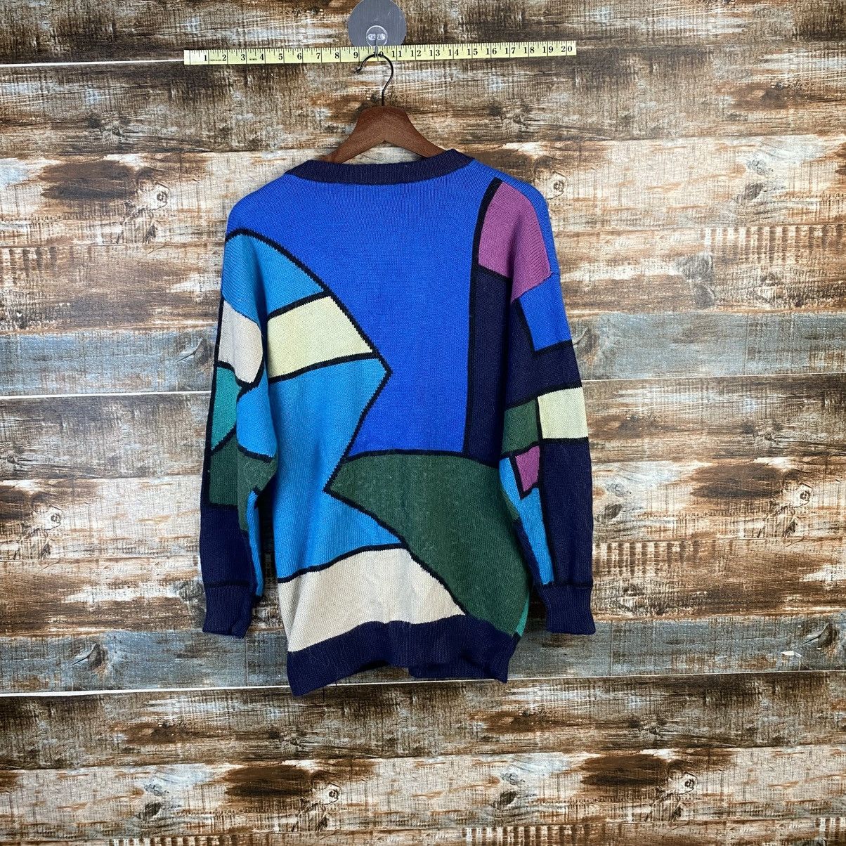 Vintage DL Anhan Blue Cardigan Knitwear #C1144 Size M / US 6-8 / IT 42-44 - 12 Thumbnail