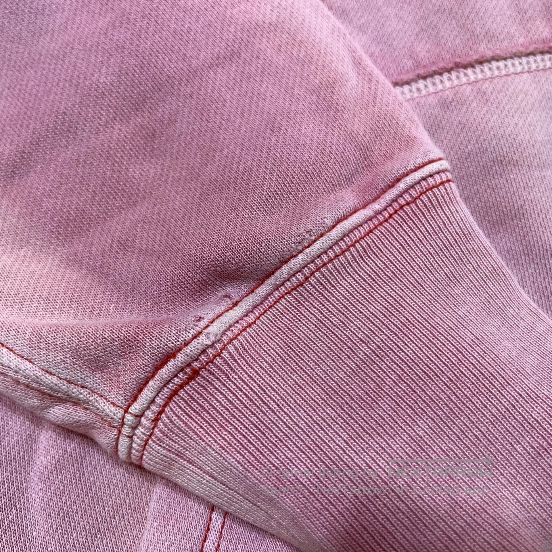 RRL Ralph Lauren vintage pink double RL hoodie with graphic. Size US S / EU 44-46 / 1 - 5 Thumbnail