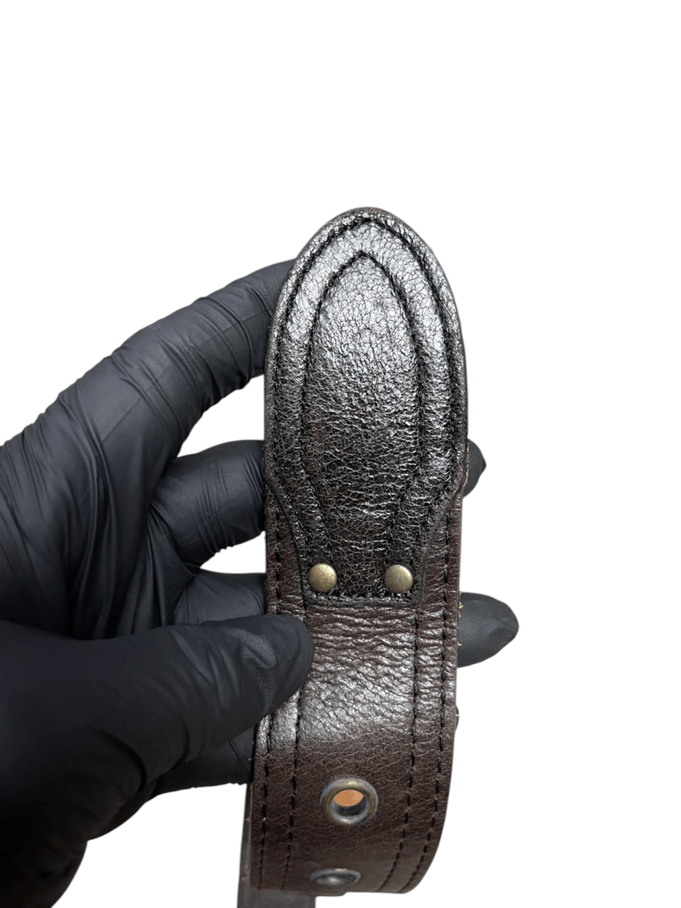 Seditionaries Hamdmade Leather with Unique Buckle Leather Belts Size ONE SIZE - 5 Thumbnail