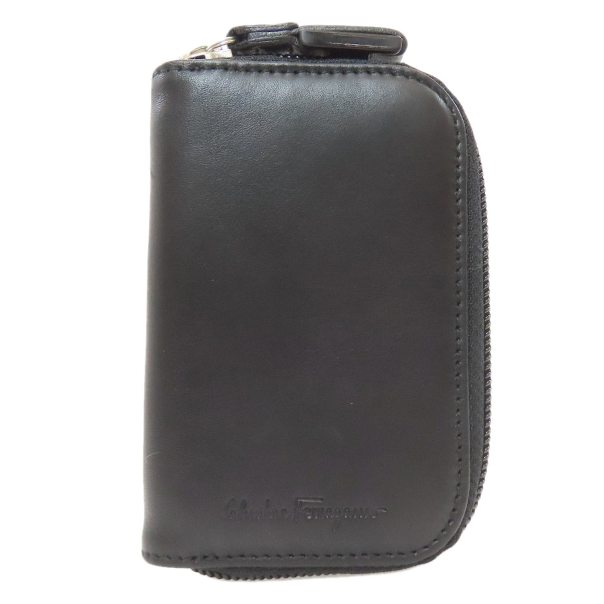 Salvatore Ferragamo Salvatore Ferragamo Logo Key Case, Calfskin, Women's Size ONE SIZE - 1 Thumbnail