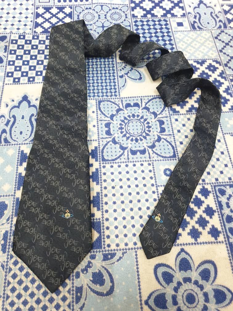 Vivienne Westwood VIVIENNE WESTWOOD Monogram Blue Colour tie Size ONE SIZE - 5 Thumbnail