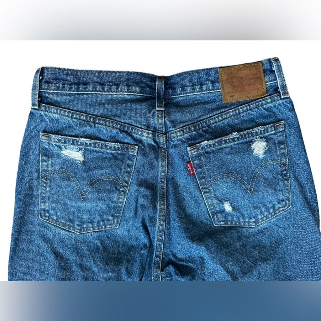 Levi's Levi’s 501 BIG E Premium Denim Distressed Jean Blue Men 29. Size US 29 - 6 Thumbnail