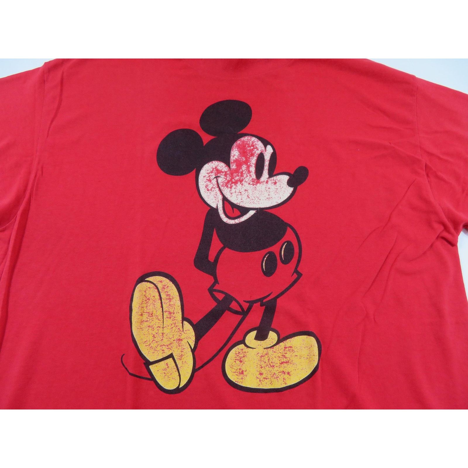 Disney Mickey Mouse Sleeper Shirt Gown Length Red Sz XL-2XL? 1980s Size XL / US 12-14 / IT 48-50 - 2 Thumbnail