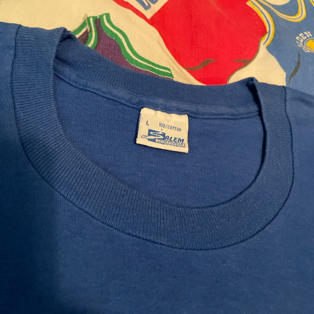 NFL × Salem Sportswear × Vintage Vintage NFL 1987 Los Angeles Rams Super Bowl Football Tee Size US L / EU 52-54 / 3 - 4 Thumbnail