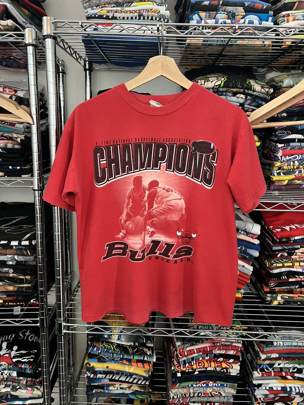 NBA The 1998 Finals Chicago Bulls Champions Tee Size US M / EU 48-50 / 2 - 1 Thumbnail