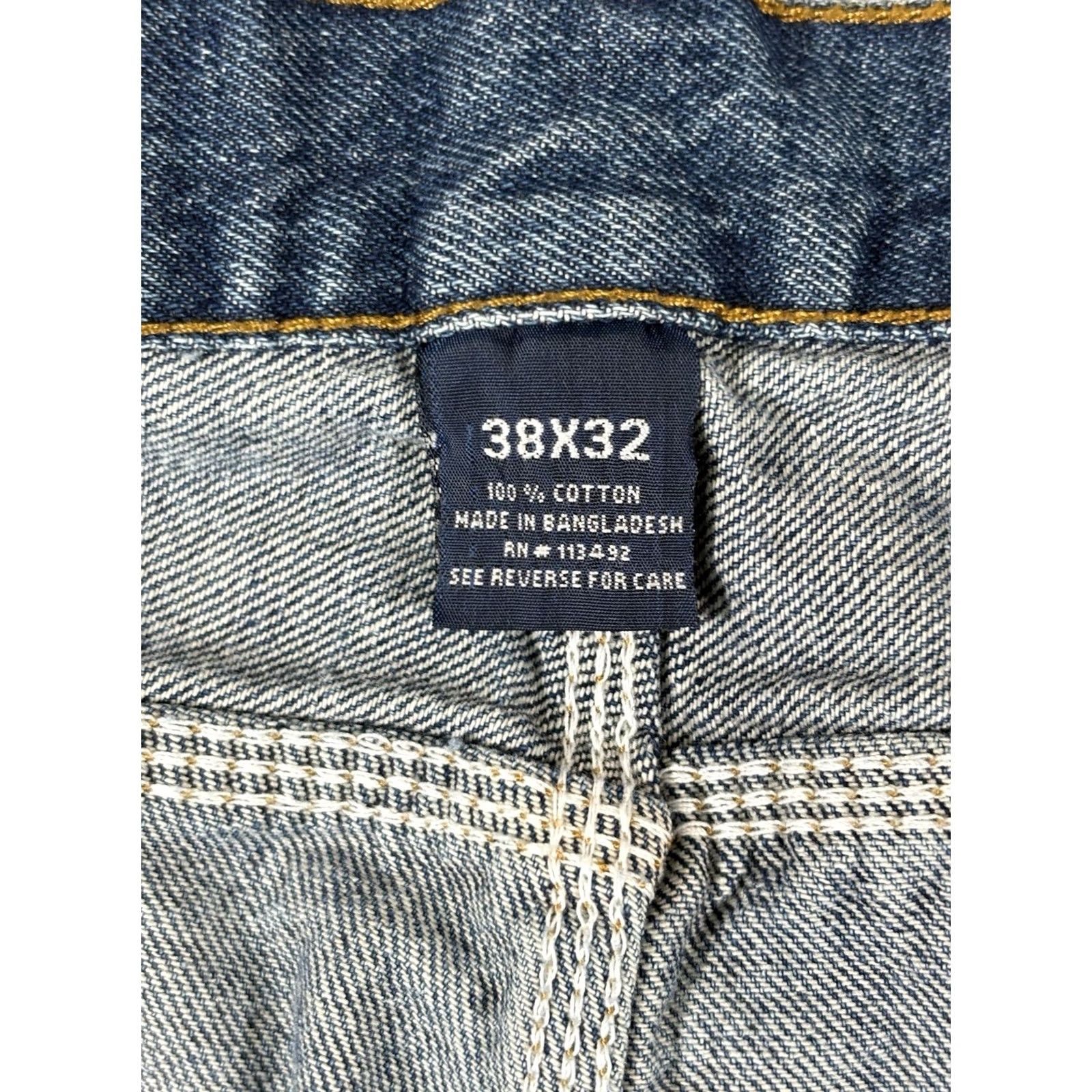 Denime VINTAGE Rural King Carpenter Jeans Mens 38x32 Denim Blue 90s Cowboy Nature USA Wide-Leg 5-Pocket Regular Jeans Men Size US 38 / EU 54 - 5 Thumbnail