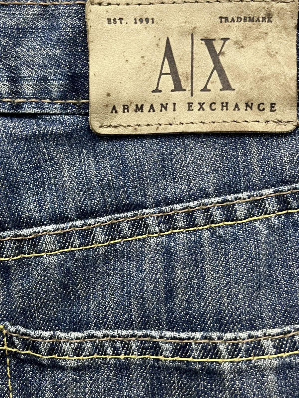 Armani Exchange ARMANI EXCHANGE Boot Leg Distressed Denim Made In USA Size US 32 / EU 48 - 7 Thumbnail