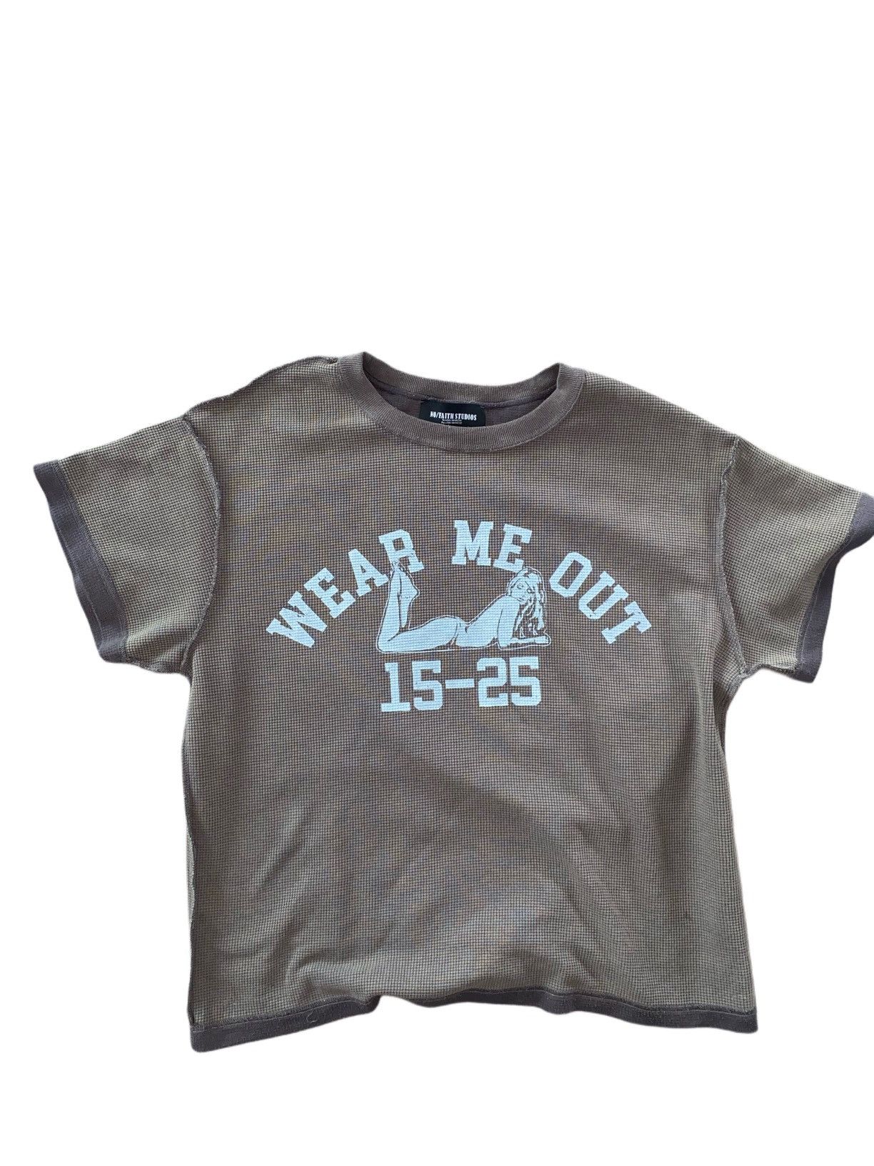 No faith Studios Waffel knit Shirt