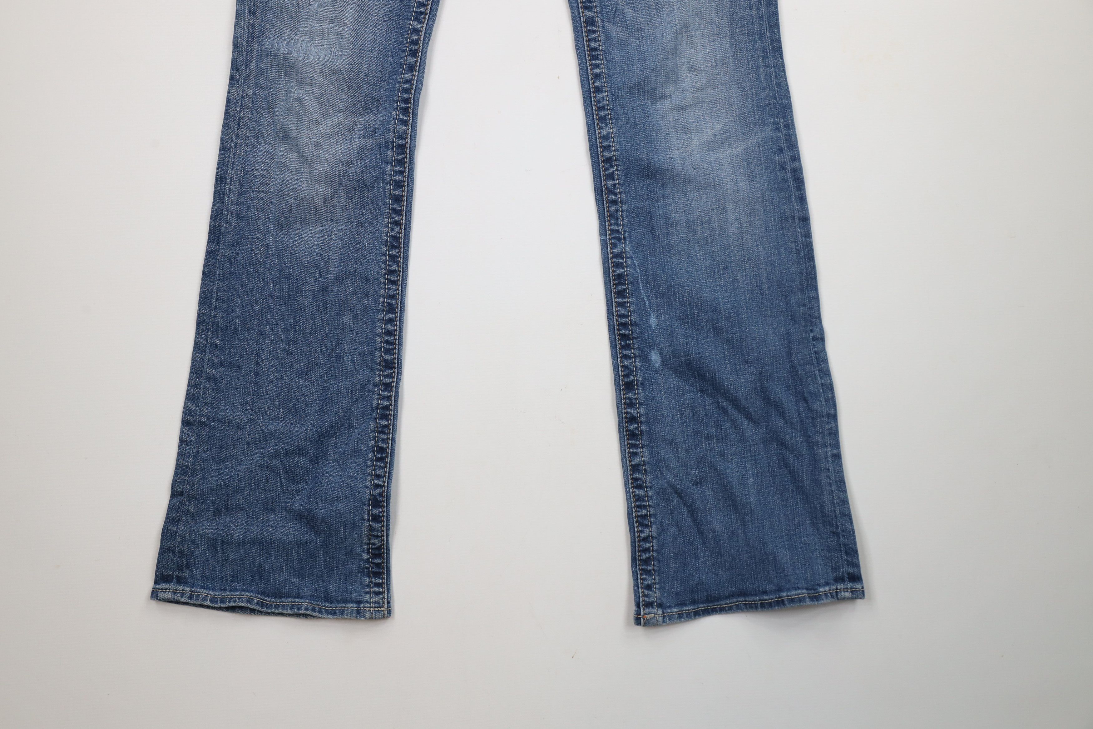 Rock Revival × Vintage Rock Revival Jeweled Jamie Boot Leg Flared Denim Jeans AS IS Size 31" - 4 Thumbnail