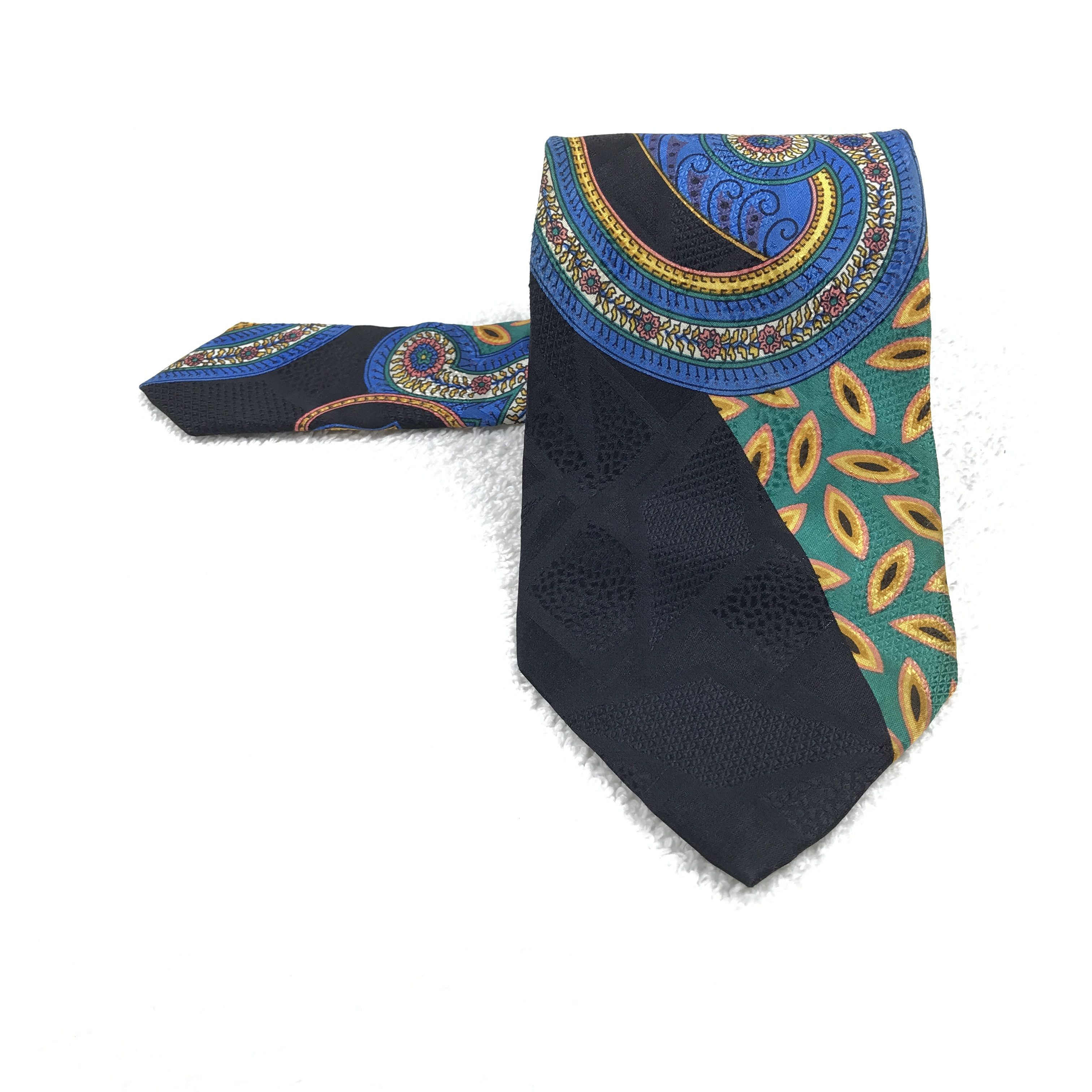Designer × Vintage Vintage Jun Silk Necktie Size ONE SIZE - 1 Thumbnail