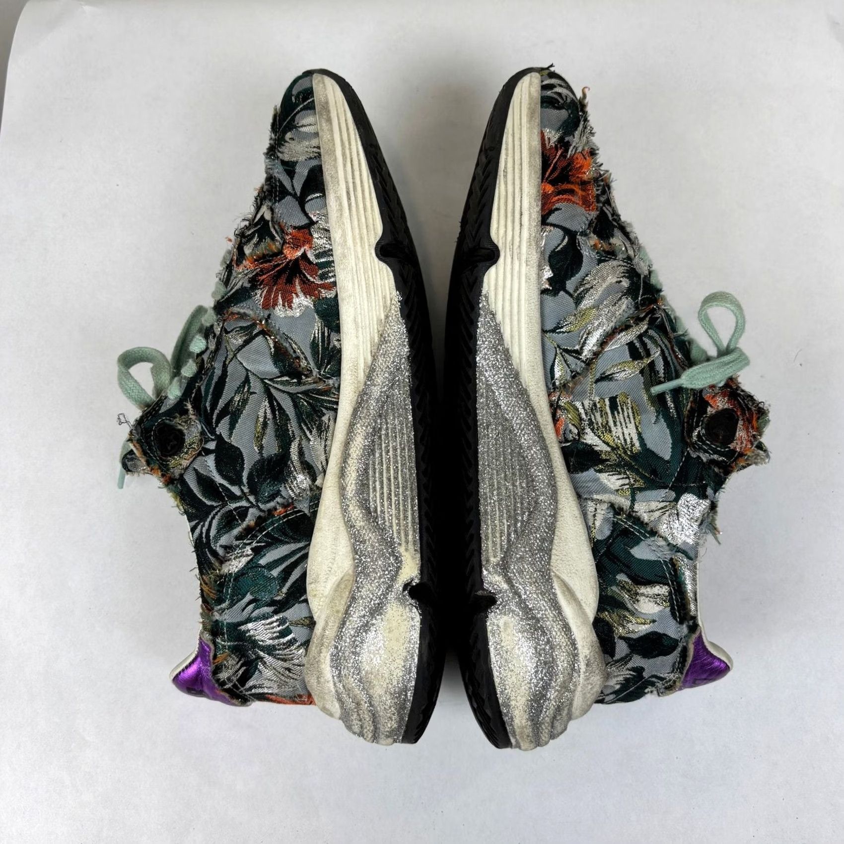 Golden Goose Golden Goose Running Floral Low Top Sneakers Shoes Women’s 9 Multicolor Women 39 / 9 Mens? Size M / US 6-8 / IT 42-44 - 6 Thumbnail