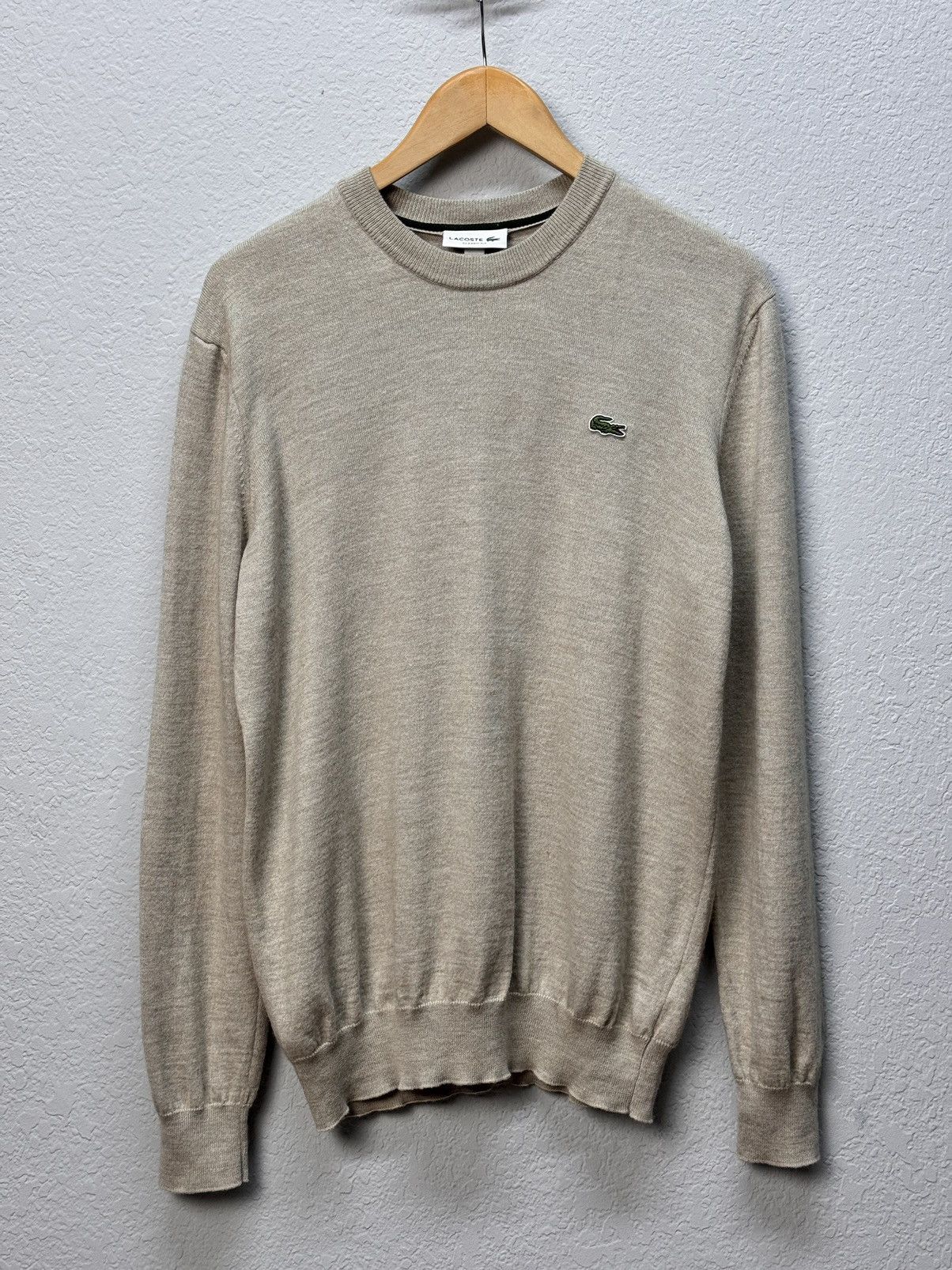 Japanese Brand × Lacoste × Vintage Vintage Y2K Lacoste Knitwear Wool Sweater Size XL streetwear Size US M / EU 48-50 / 2 - 2 Thumbnail