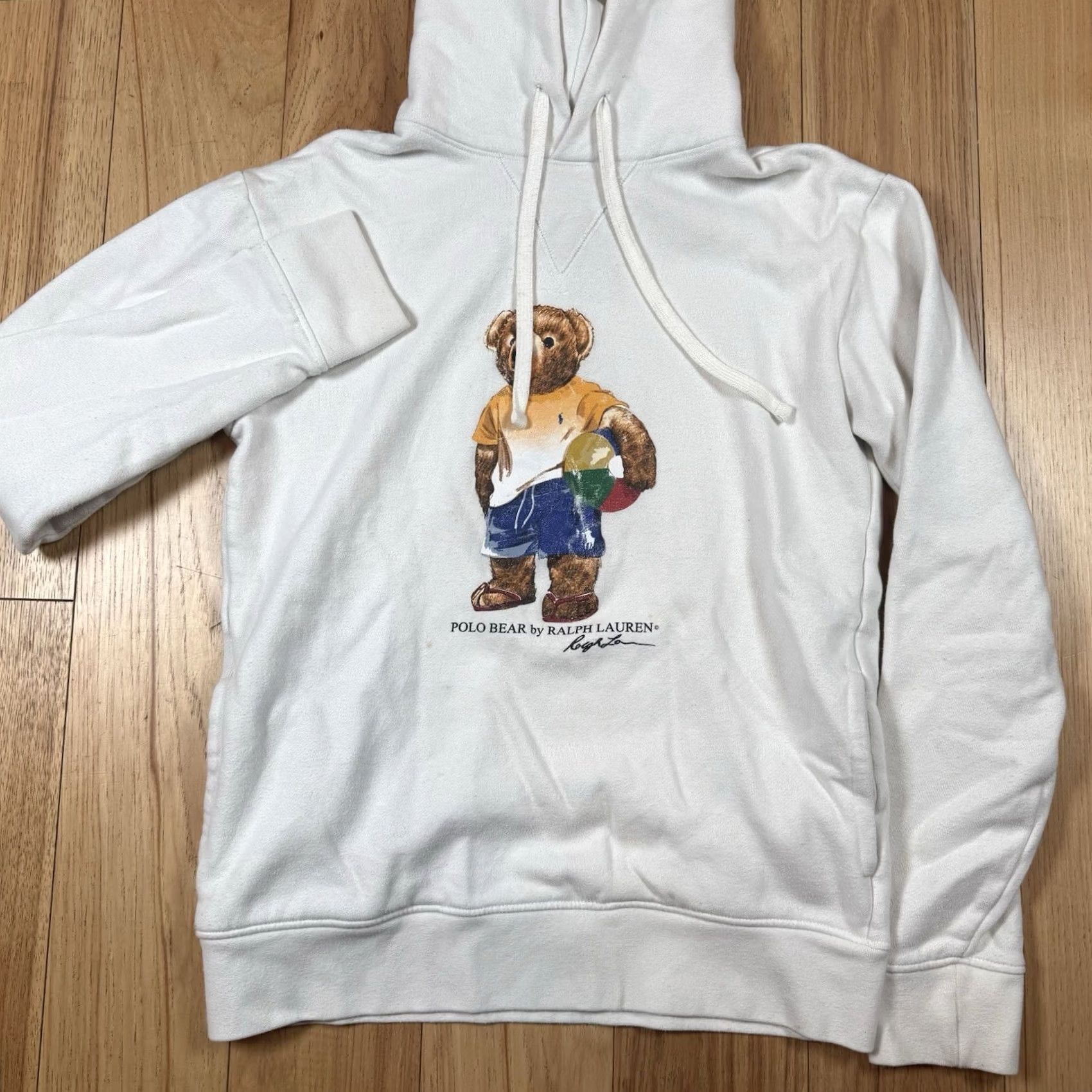 Polo Ralph Lauren Polo Ralph Lauren Hoodie Mens Small S Ivory White Bear Icon Sweatshirt Hoodie Pullover Regular Size Size US S / EU 44-46 / 1 - 3 Thumbnail