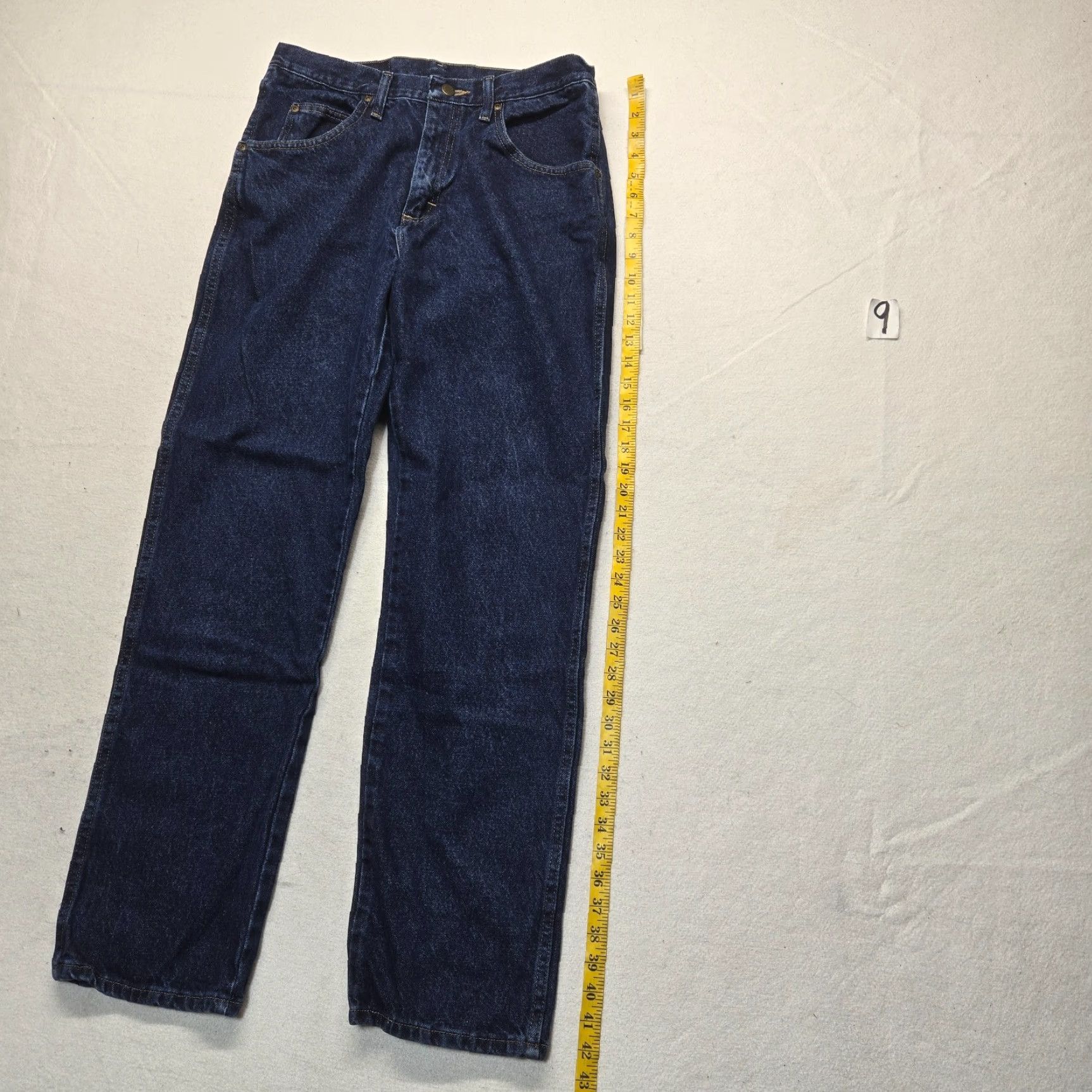 Wrangler VINTAGE Wrangler Jeans Regular Fit Straight Blue Denim Workwear Men 33X32 Size US 33 - 7 Thumbnail