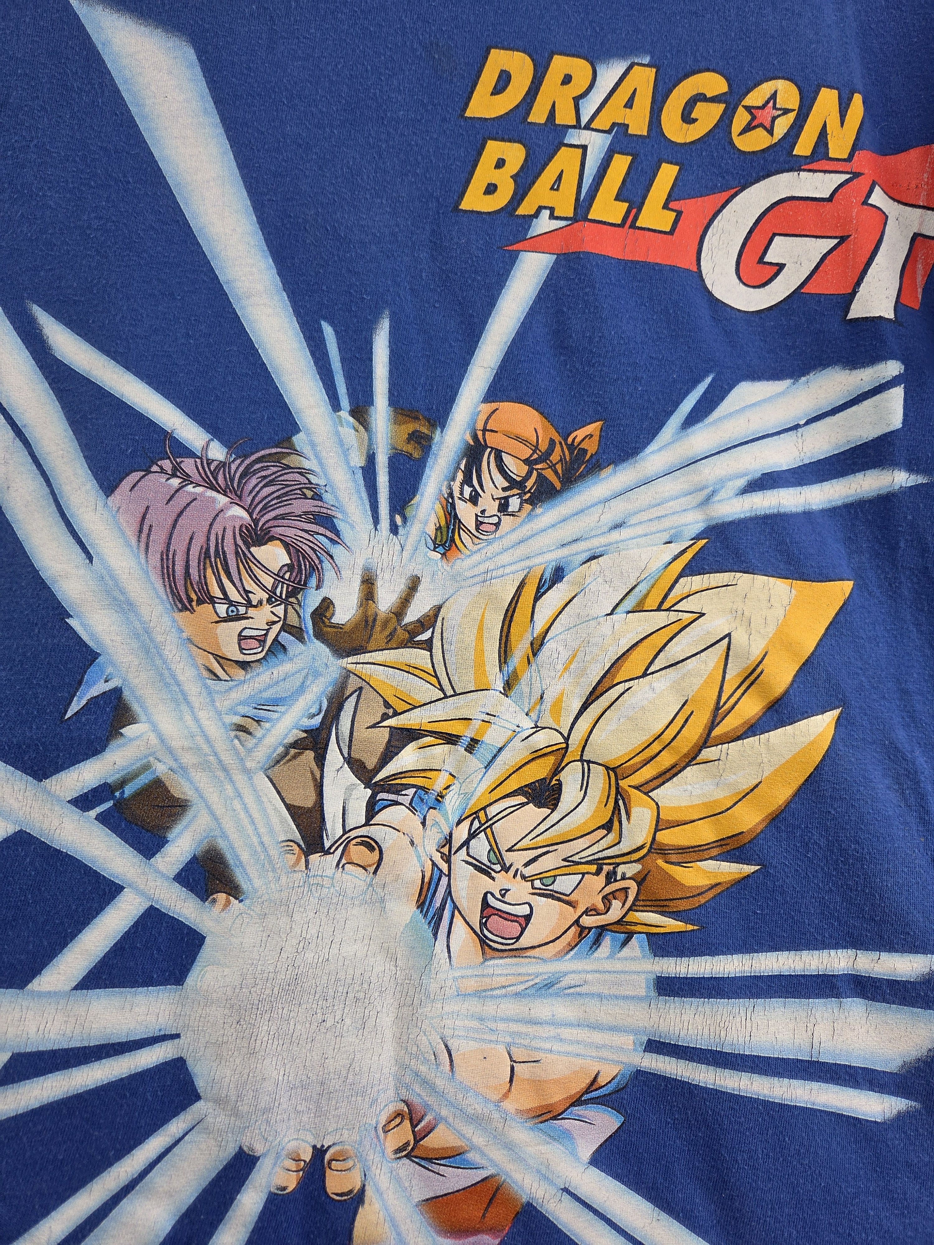 Anime × Japanese Brand × Vintage 00s Dragon Ball GT Anime Tee M 21" 25" Size US M / EU 48-50 / 2 - 4 Thumbnail