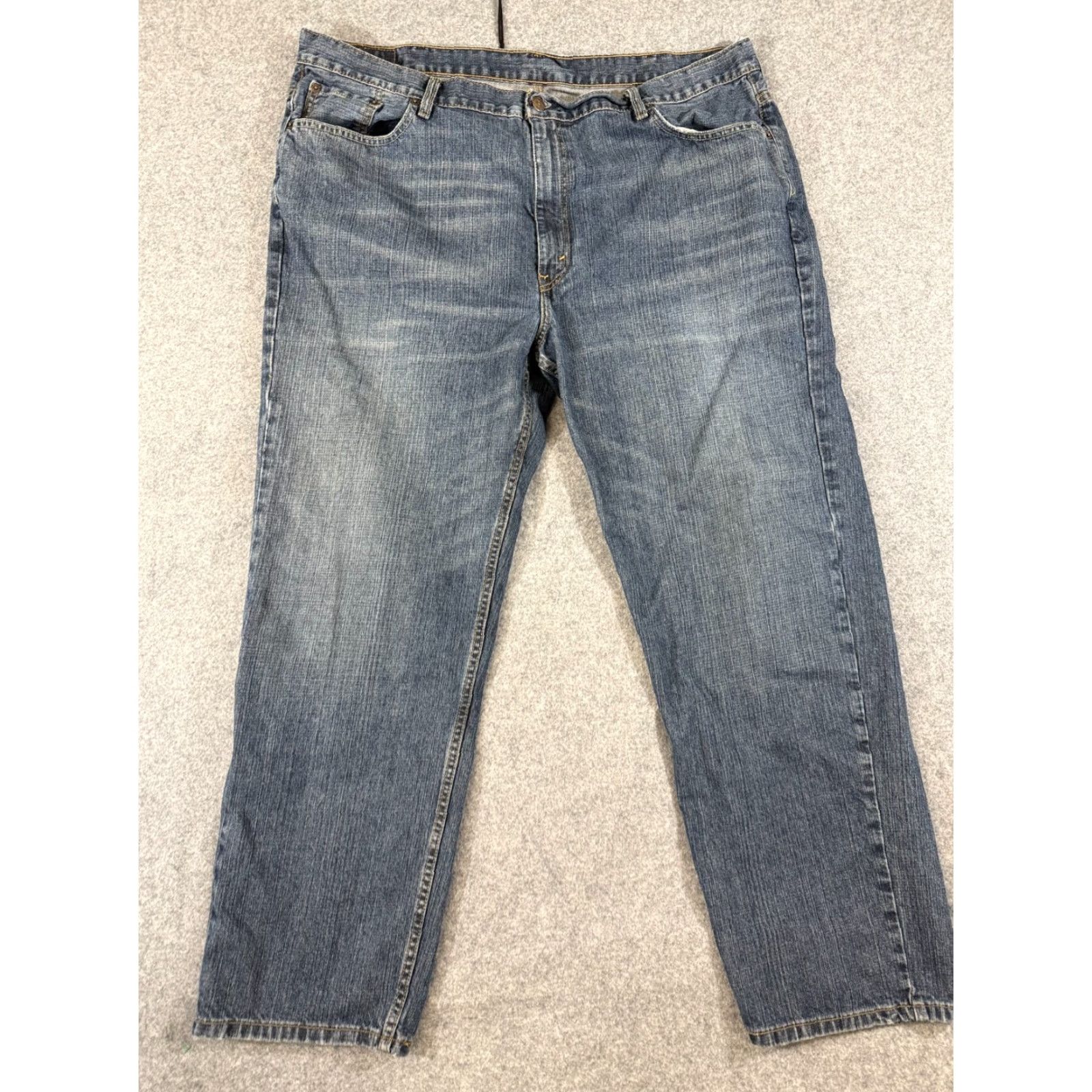 Levi's Levi’s 550 Jeans Mens 44X32 Blue Denim Whisker Wash Straight Leg Pockets 90s Retro Size US 44 / EU 60 - 3 Thumbnail