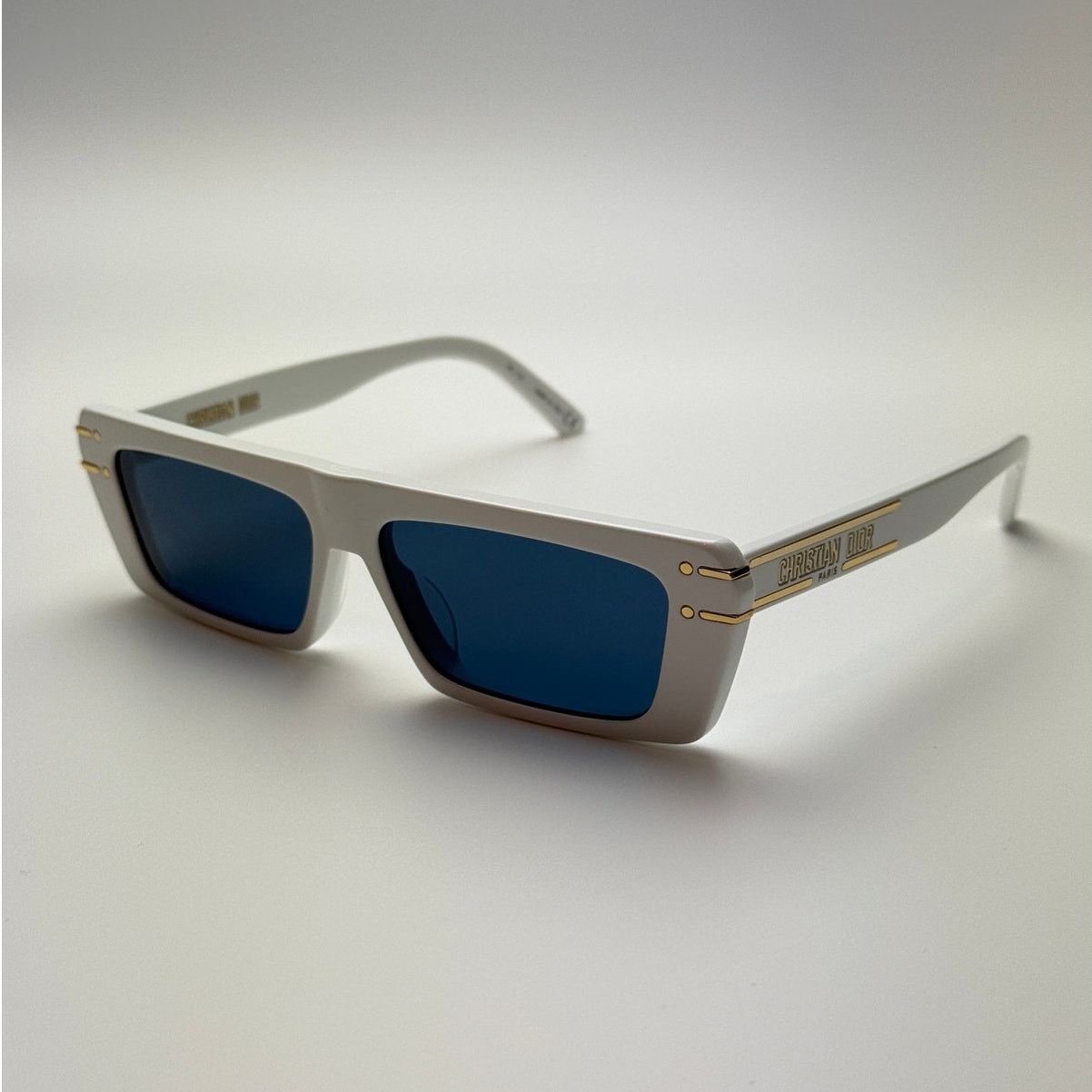 Celine NEW Dior Sunglasses DiorSignature S2U 50B0 White/Blue Women Size ONE SIZE - 6 Thumbnail