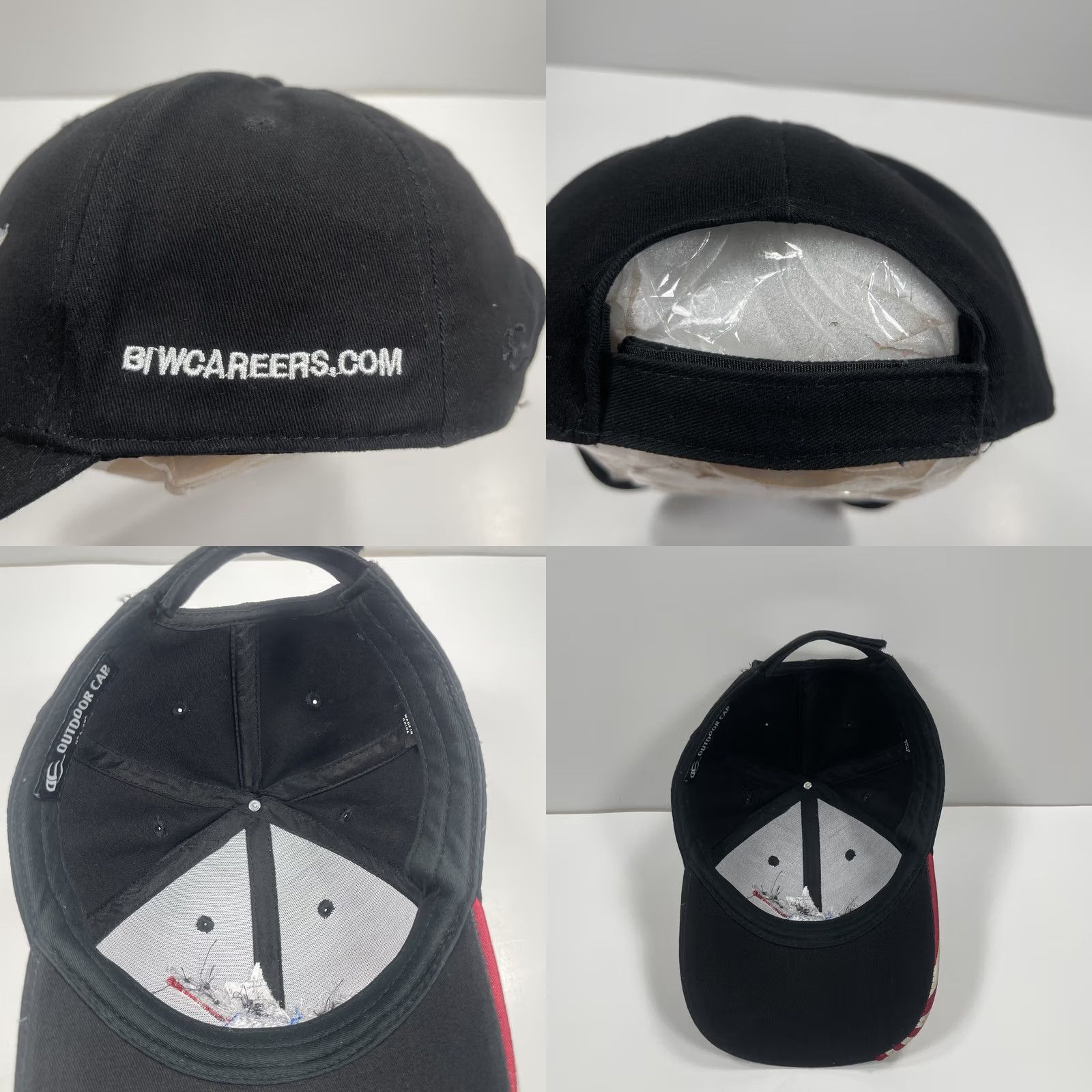 Vintage Outdoor Cap OC Hat Adult Adjustable StrapBack Baseball Cap BIC American Flag Size ONE SIZE - 8 Thumbnail