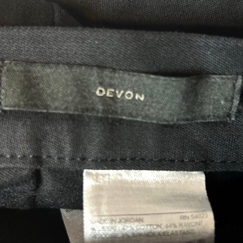 Banana Republic Banana Republic Women Pants Black Devon Ankle Side Zip Pull On Stretch 6 Regular Size 29" - 5 Thumbnail