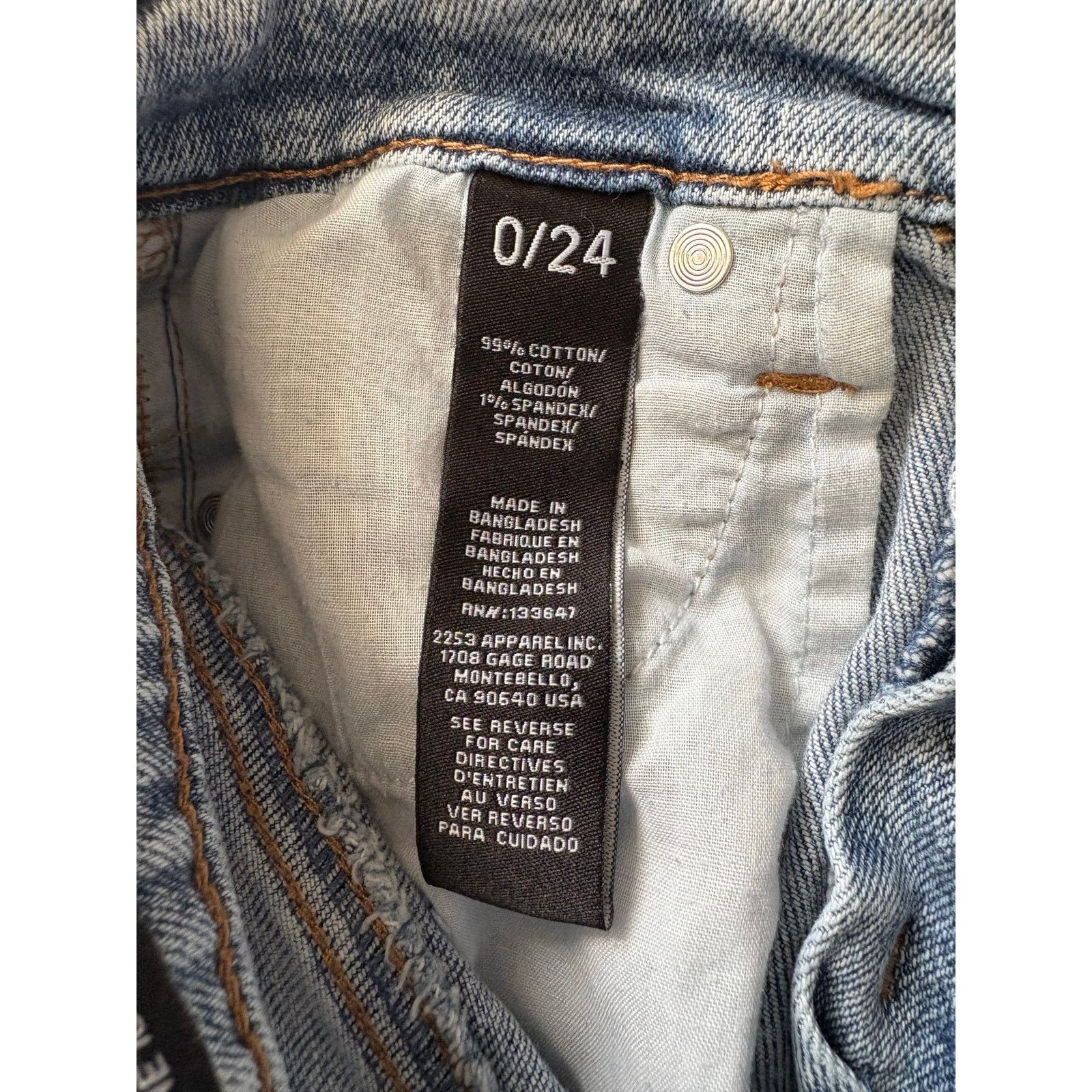 Other Kendall + Kylie | Distressed Jean Denim Cutoff Shorts | 0/24 Size 25" / US 0 / IT 36 - 4 Thumbnail