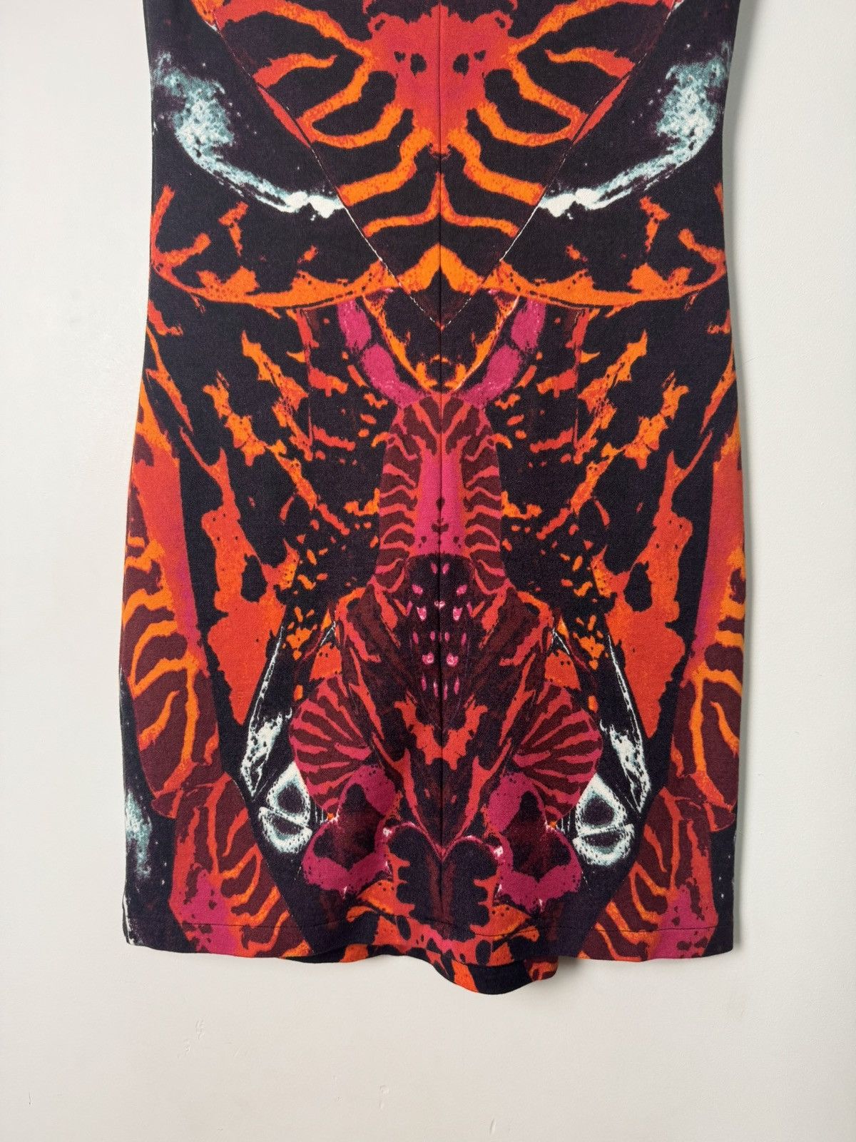 Alexander McQueen McQ Alexander McQueen Insect Kaleidoscope PrintDress Luxury Size L / US 10 / IT 46 - 10 Thumbnail