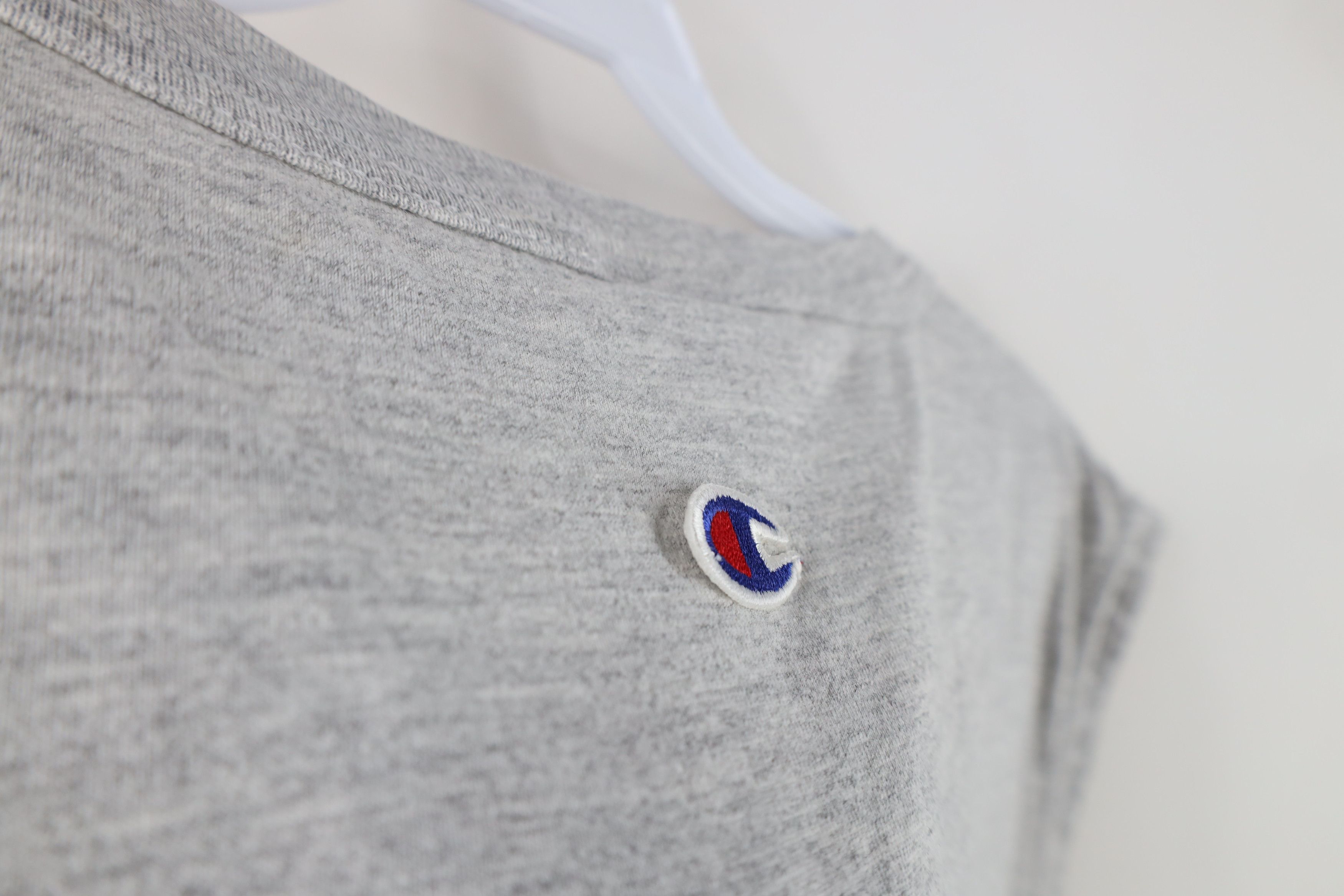 Champion Vintage 90s Champion Dame University Muscle T-Shirt Gray Size US XL / EU 56 / 4 - 13 Thumbnail