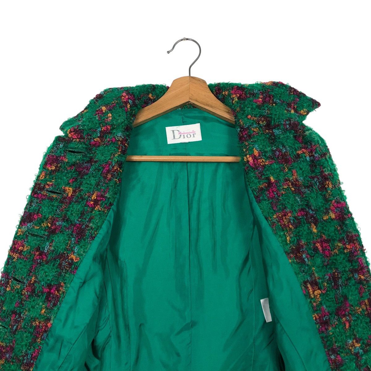 Christian Dior Monsieur Mademoiselle Dior Couture Bouclé Tweed Jacket Size M / US 6-8 / IT 42-44 - 14 Thumbnail