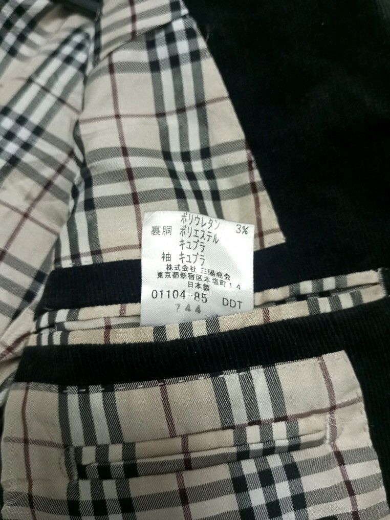 Burberry × Burberry Prorsum A06 Burberry Black Label Curduroy Jacket Size US M / EU 48-50 / 2 - 6 Thumbnail