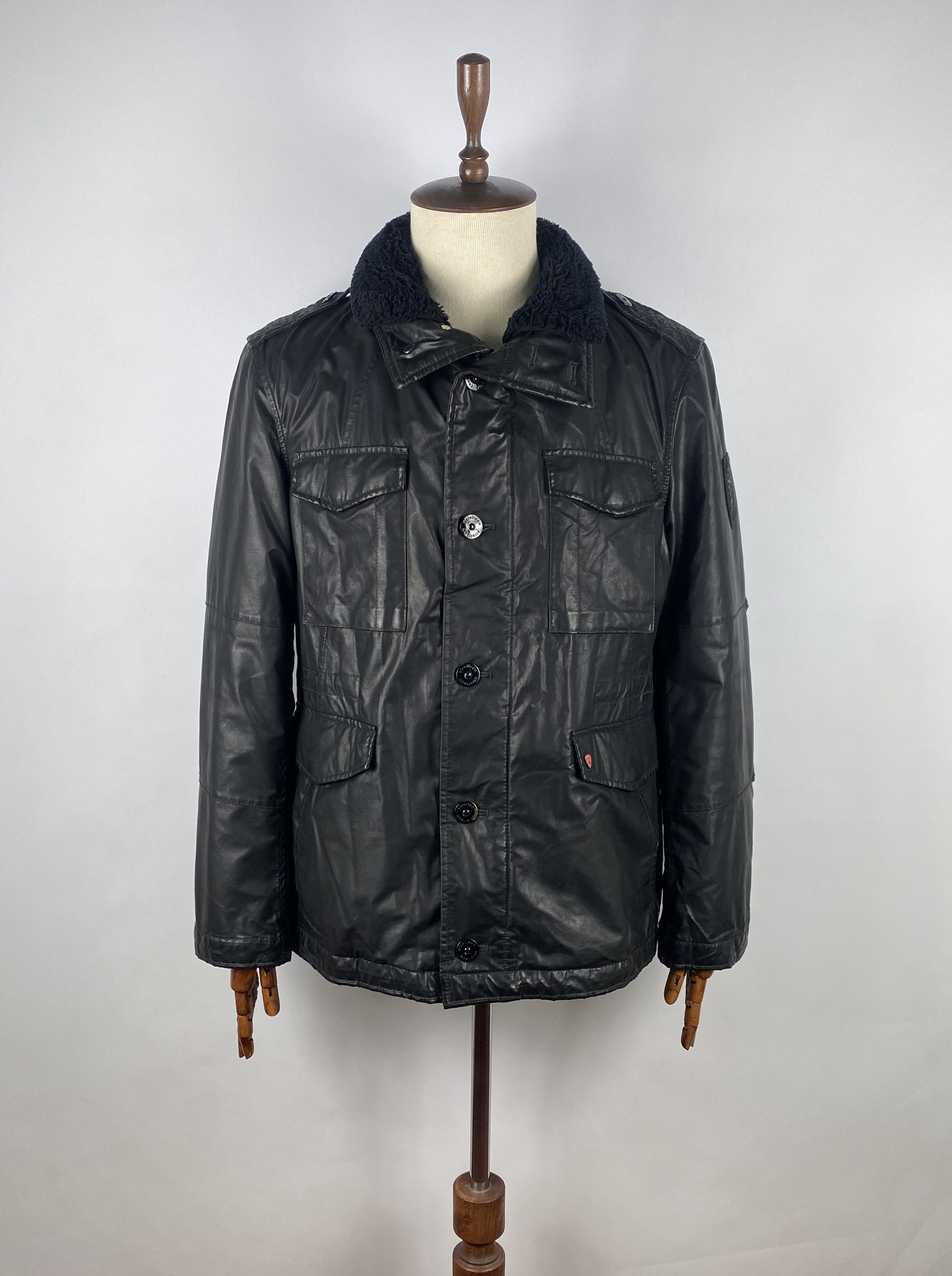 Strellson Men`s Strellson Swiss Cross Revival-W Warm Black Jacket | Grailed