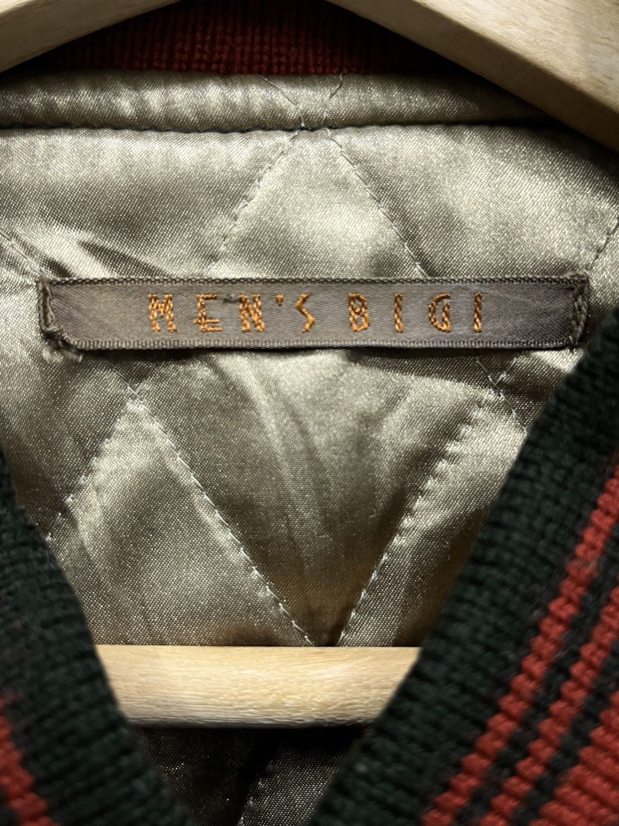 BIGI RARE🔥VINTAGE 90’s MEN’S BIGI Wool Leather Varsity Jacket Size US M / EU 48-50 / 2 - 10 Thumbnail