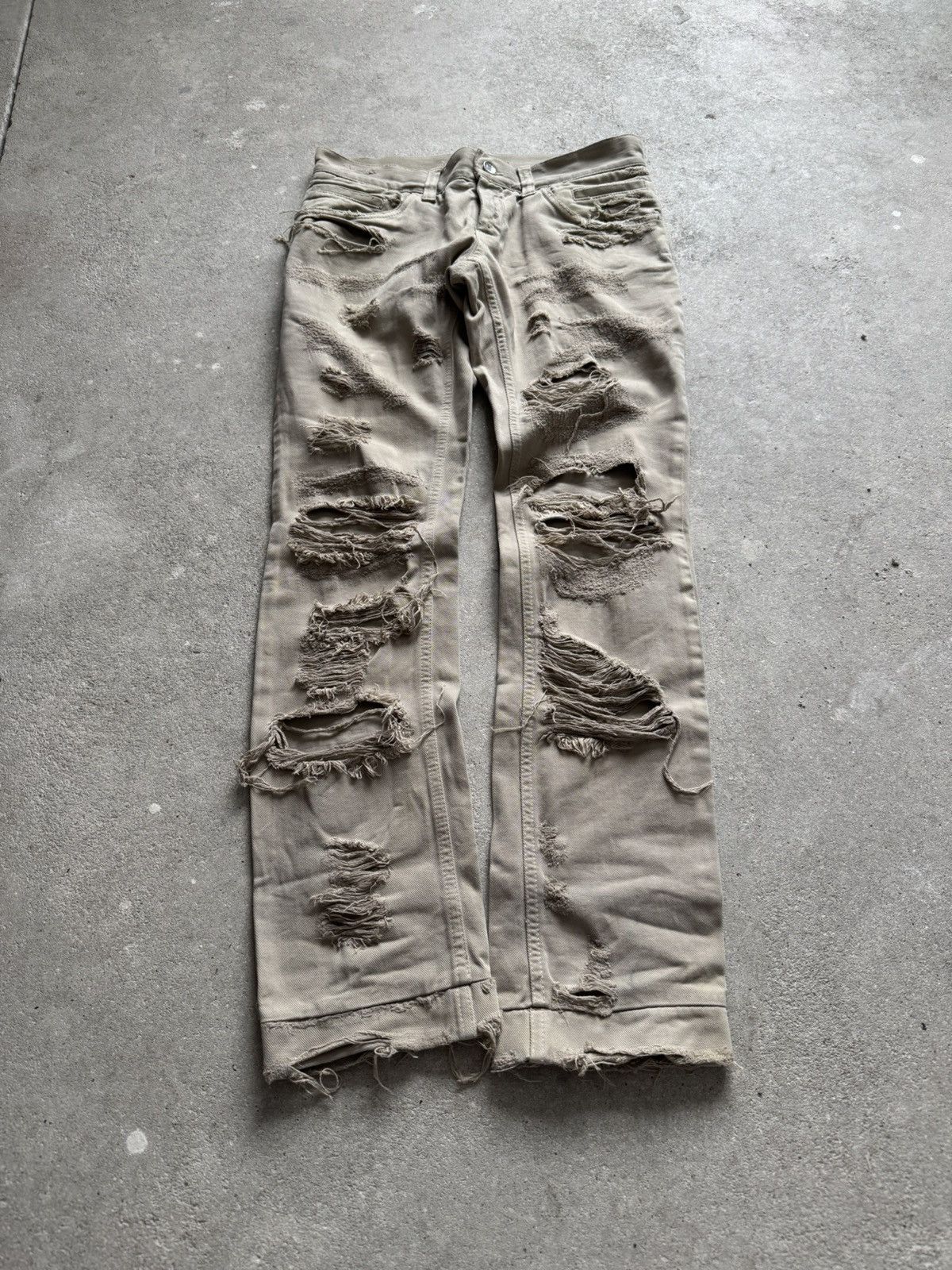 Dolce & Gabbana 2004 Dolce&Gabbana Distressed Ripped Jeans Size US 29 - 5 Thumbnail