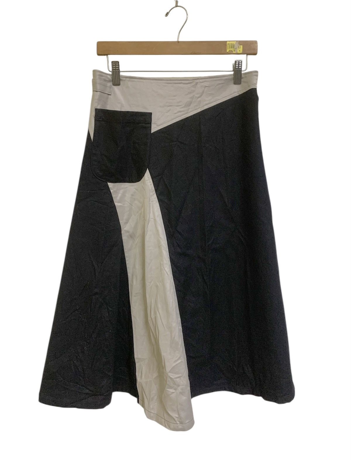 💥Yohji Yamamoto Patchwork Midi Skirt