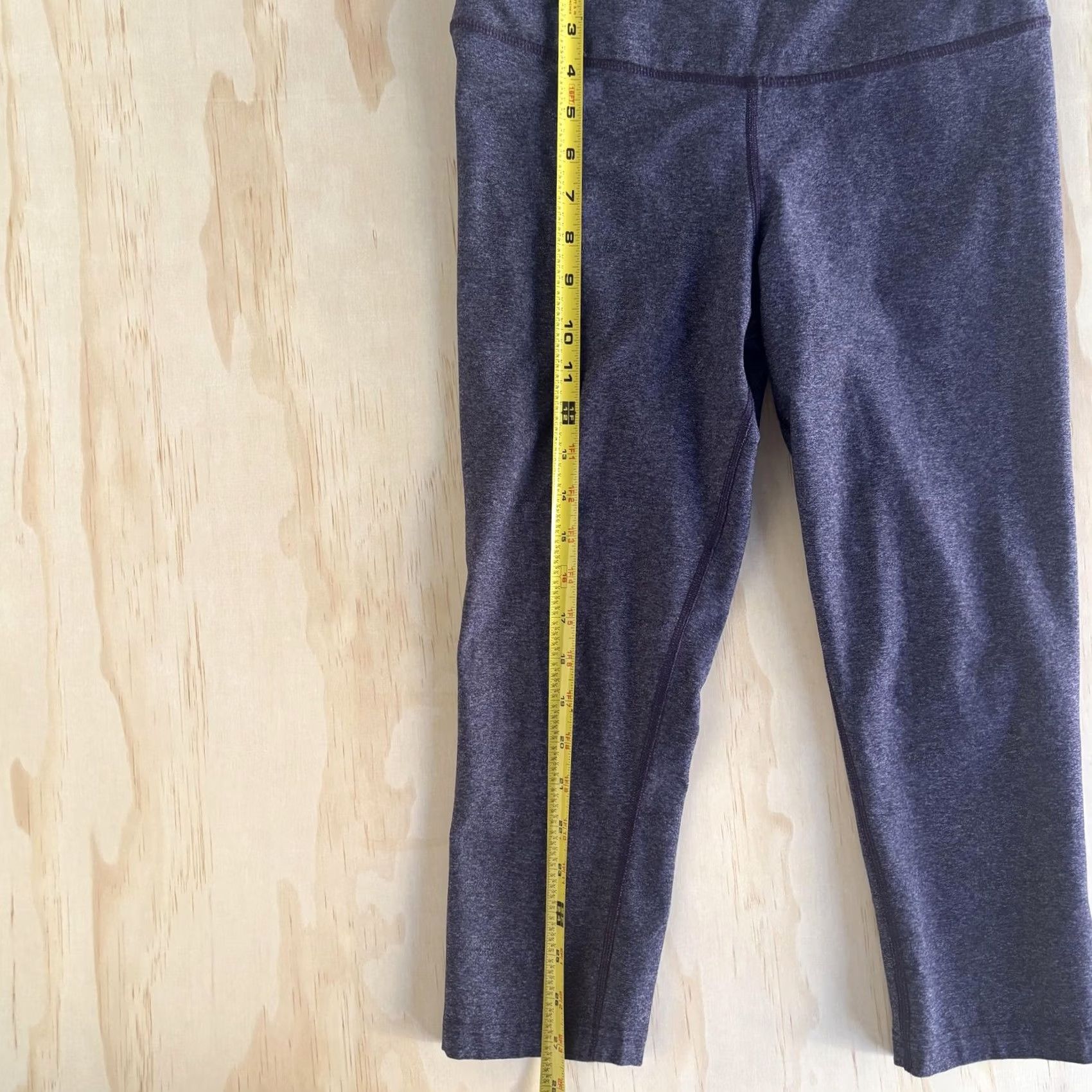 Nike Nike Leggings Womens M Purple Dri-FIT Capri Running Yoga Stretch Athletic Size 32" / US 10 / IT 46 - 4 Thumbnail