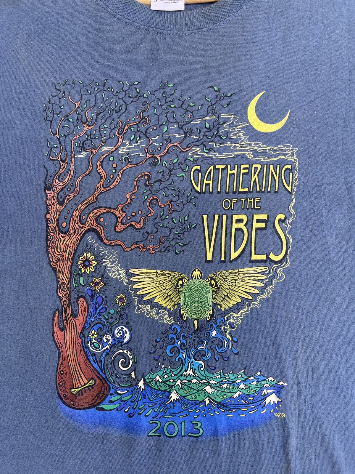 Band Tees Rare🔥Vtg Gathering Of The Vibes Band Grateful Dead Tee Size US XXL / EU 58 / 5 - 7 Thumbnail