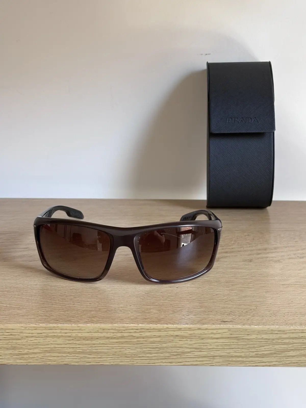 Prada × Vintage PRADA Sunglasses Wrap Star Rimless Luna Rossa Vintage Size ONE SIZE - 3 Thumbnail