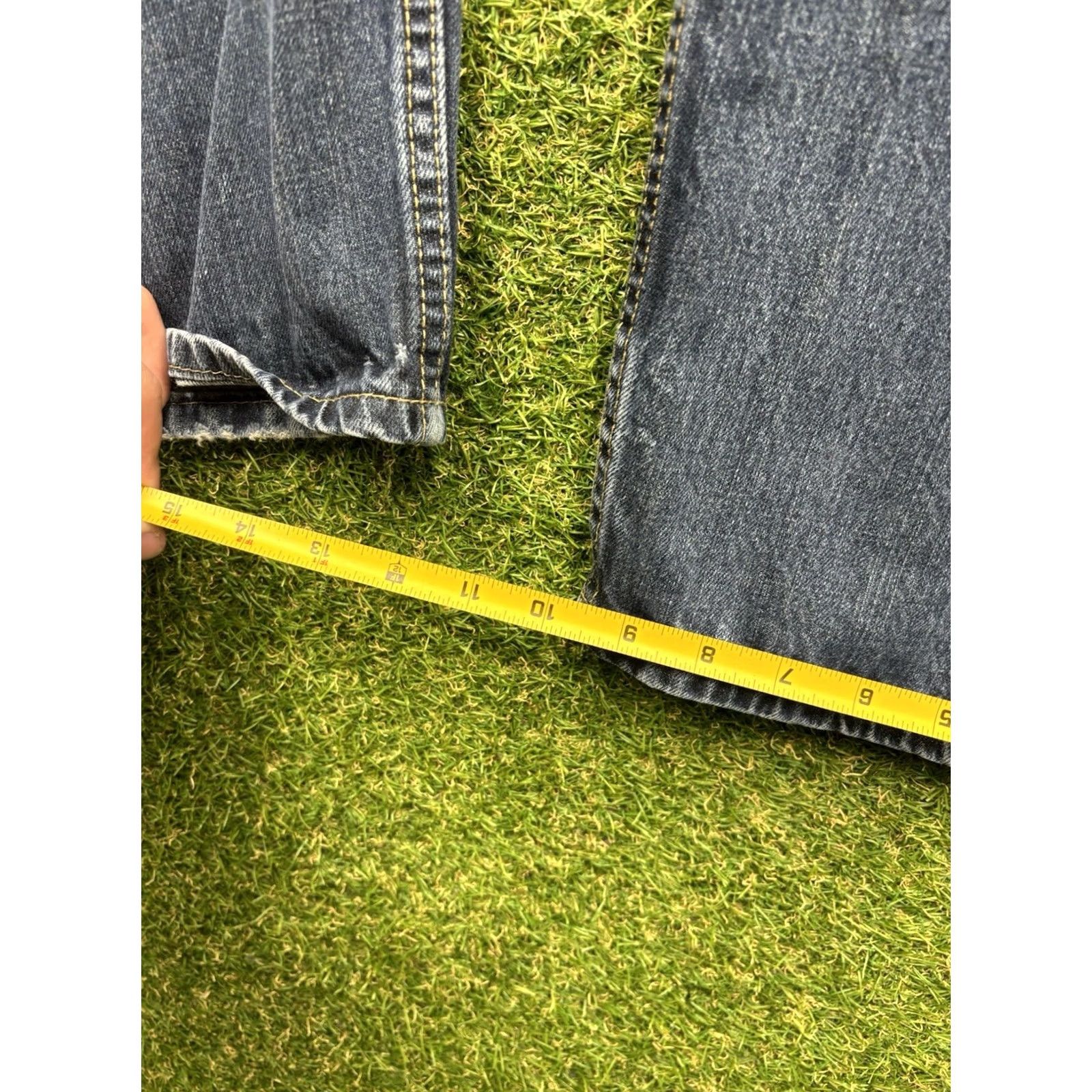 Levi's Levi's 559 Jeans Mens Regular Straight Dark Wash Stretch Relaxed Fit Denim 50x29 Blue Size US 34 / EU 50 - 4 Thumbnail