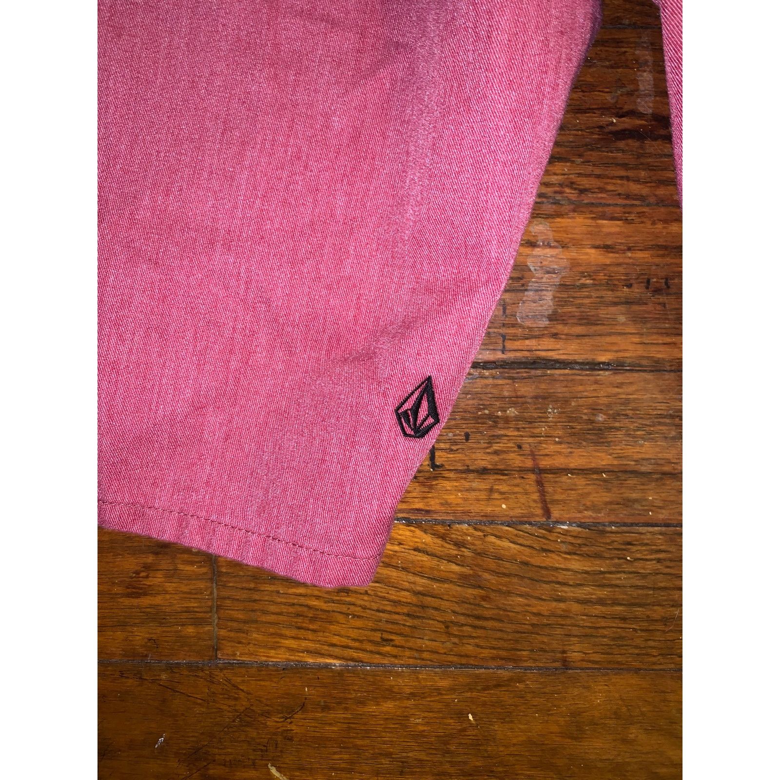 Volcom Volcom Men's Size 34 Chino Shorts Red Pink Flat Front Size US 34 / EU 50 - 11 Thumbnail