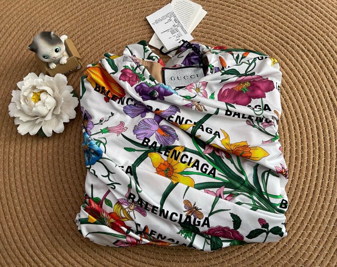 Balenciaga × Gucci Gucci X Balenciaga Blouse NWT Size XS / US 0-2 / IT 36-38 - 7 Thumbnail
