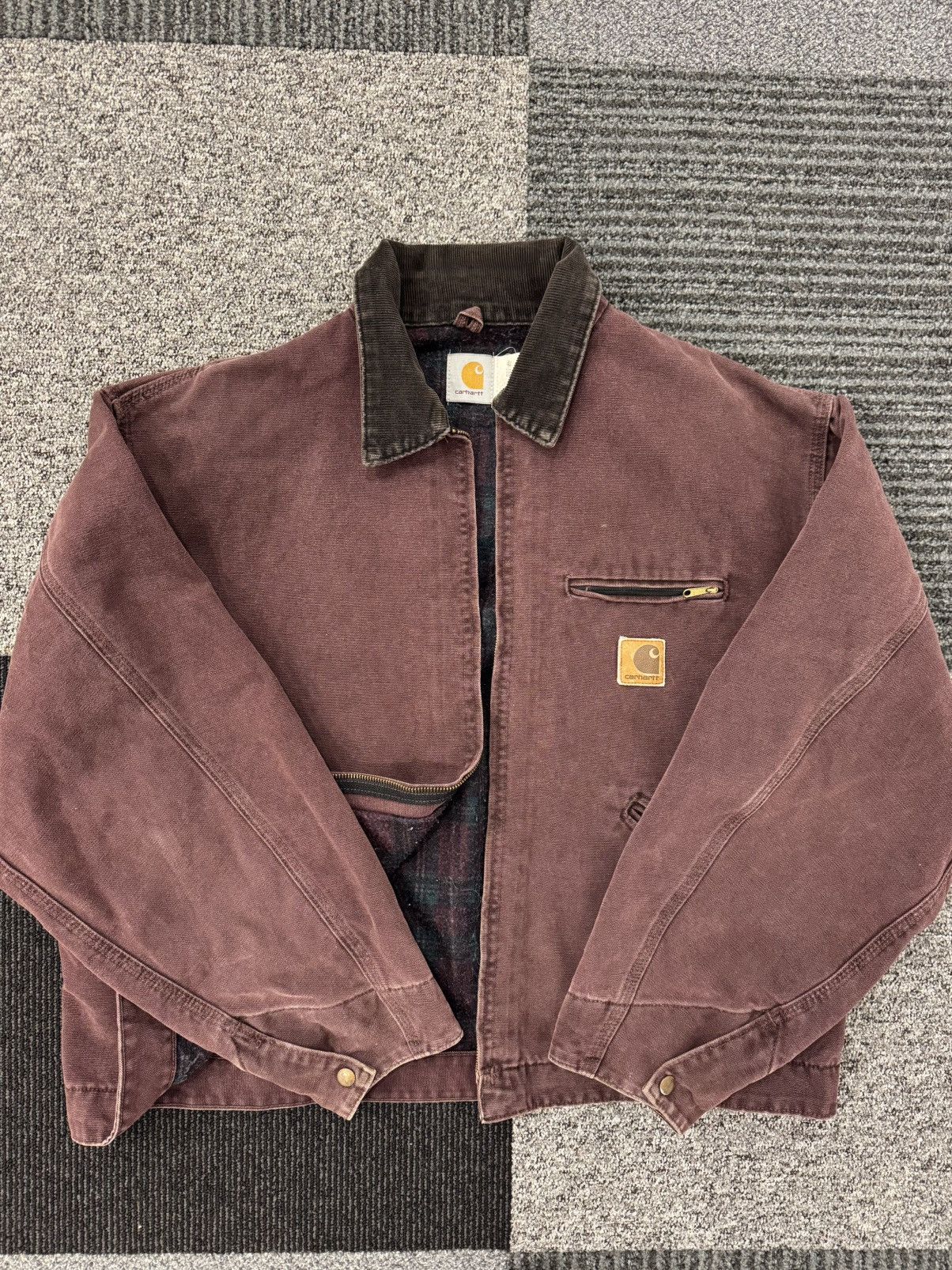 Carhartt Carhartt Detroit Jacket J43 BRG usa vintage og Size US XL / EU 56 / 4 - 1 Thumbnail
