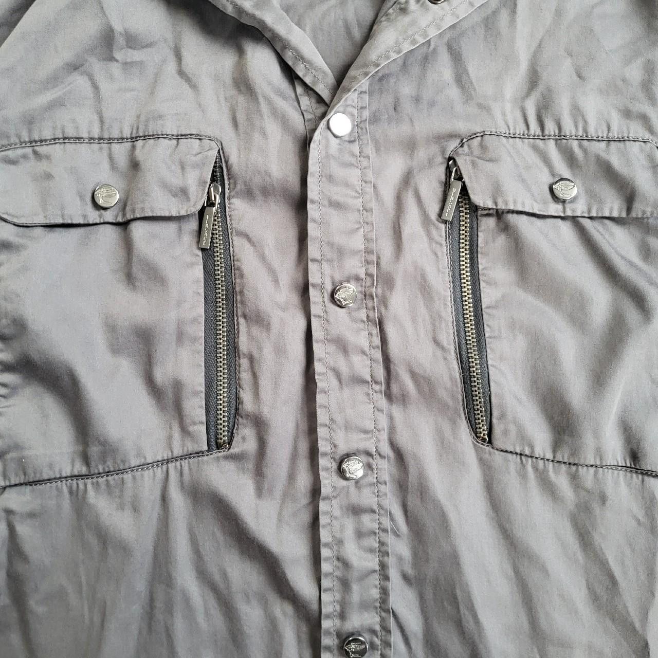 Versace Versace Men's Grey shirt - Vintage - Y2K - Size M Size US M / EU 48-50 / 2 - 7 Thumbnail
