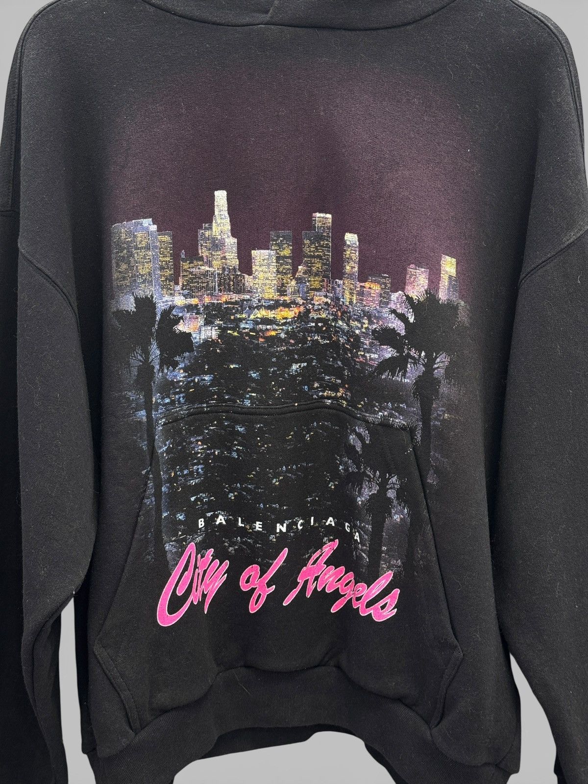 Balenciaga Balenciaga City Black Hoodie Size US XS / EU 42 / 0 - 4 Thumbnail