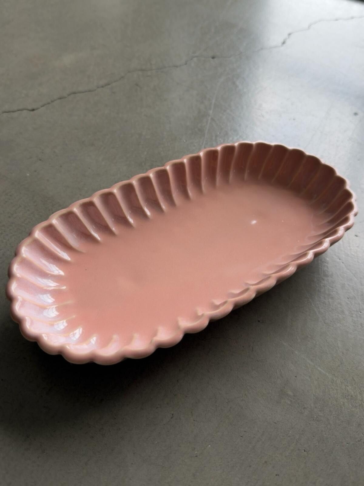 Other Pink Scalloped Ceramic Tray / Vanity Dish / Cottagecore Size ONE SIZE - 3 Thumbnail