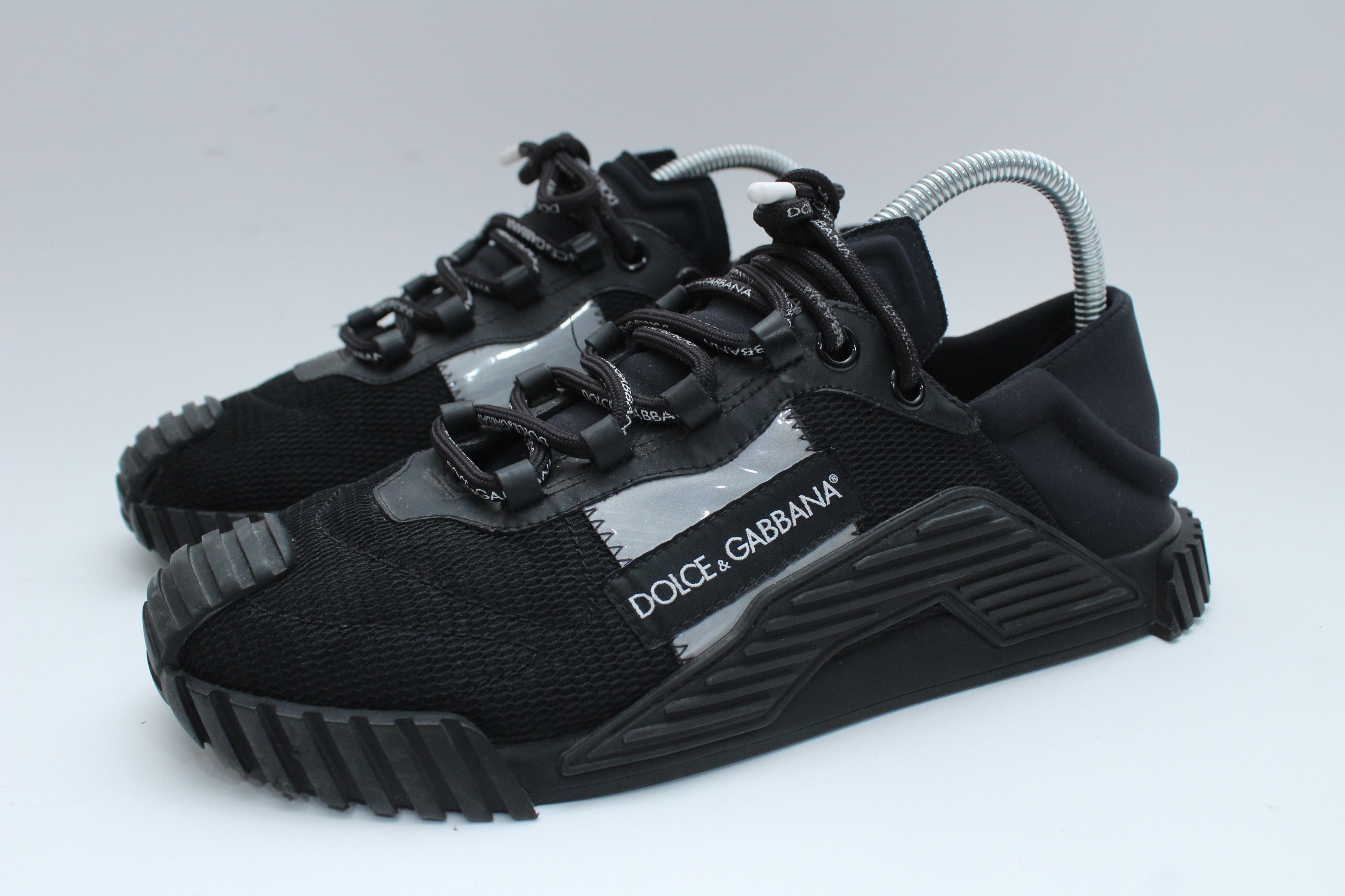 Dolce & Gabbana Dolce & Gabbana NS1 Black Mixed Materials Sneakers IT 42 Size US 9 / EU 42 - 2 Thumbnail
