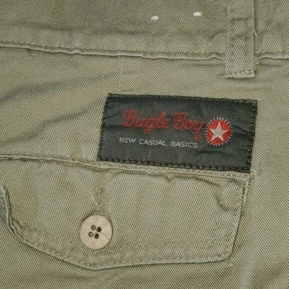 Bugle Boy Bugle Boy Vintage Sz. 31x32 Beige Pleated & Pocketed Pants Size US 31 - 2 Thumbnail