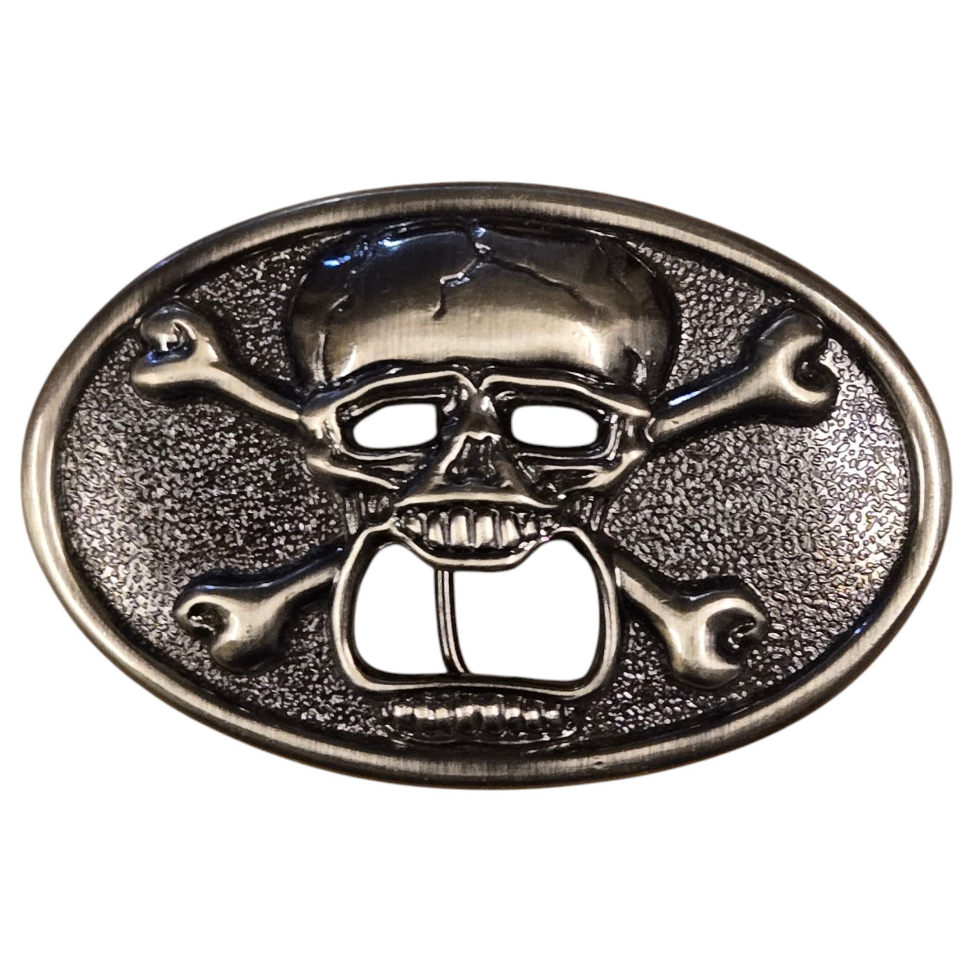 Other Skull and Crossbones Belt Buckle Beer Bottle Opener Biker Co Size ONE SIZE - 10 Thumbnail