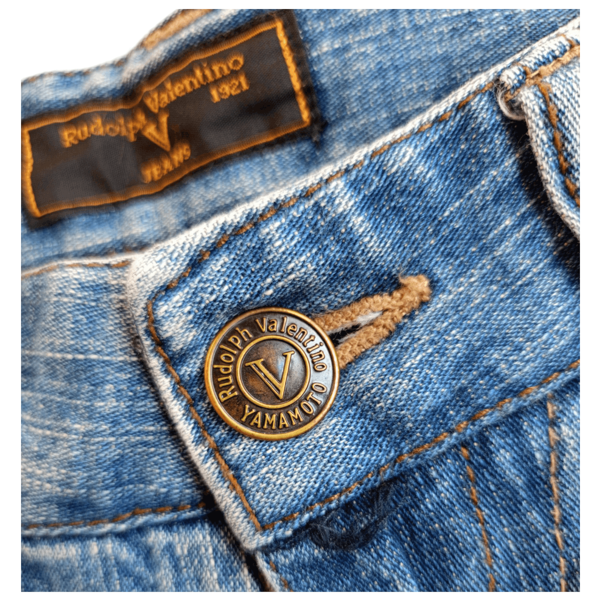 Vintage Rudolf Valentino Classic Jeans Vintage Denim Size 26" / US 2 / IT 38 - 4 Thumbnail