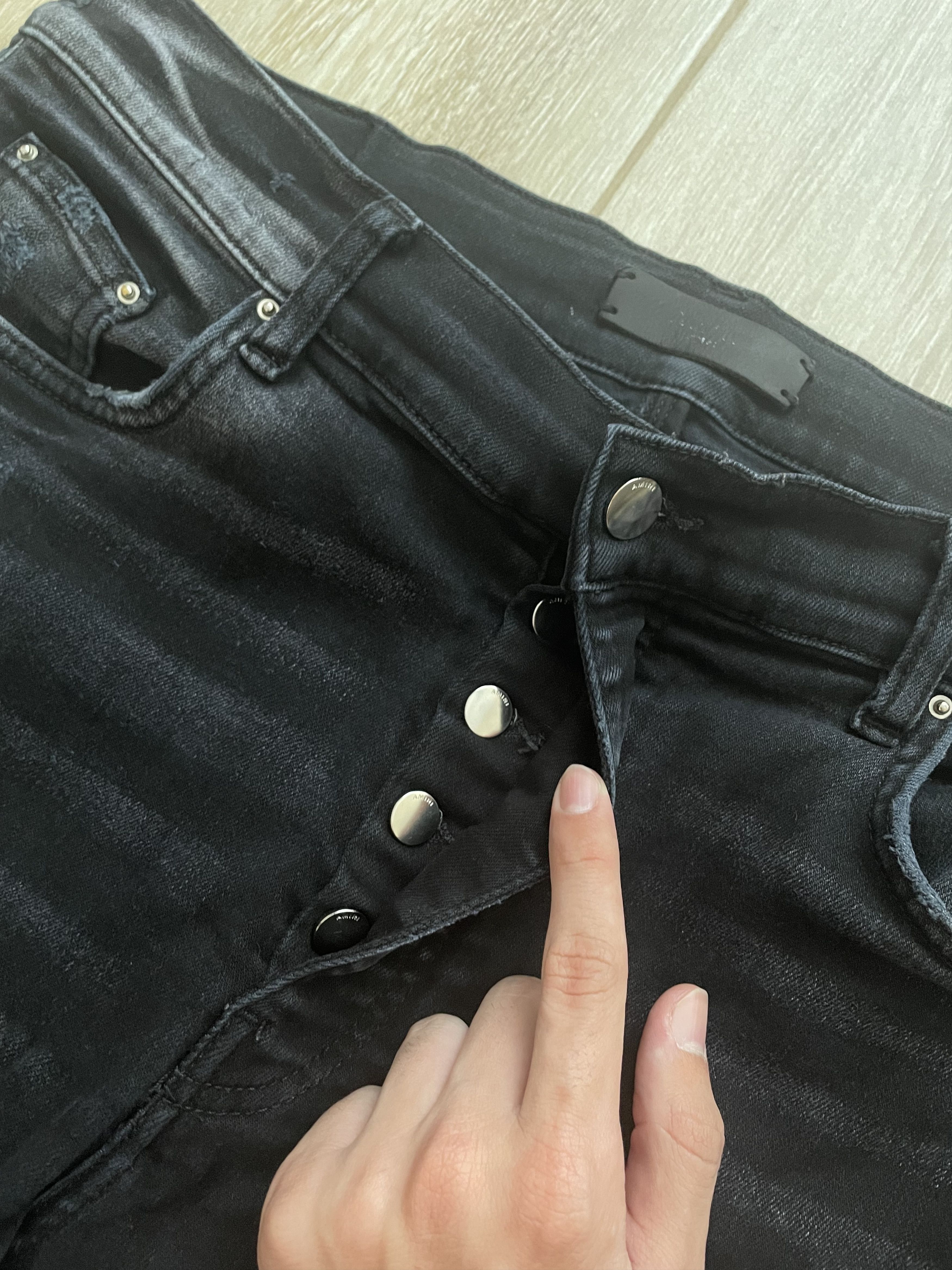 Amiri Amiri MX1 Bandana Destroyed Jeans Size US 36 / EU 52 - 3 Thumbnail